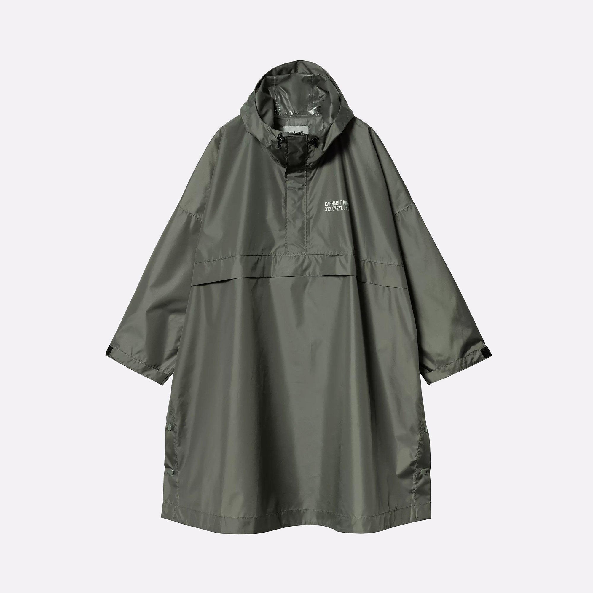 Мужской дождевик Carhartt WIP Tour Packable Rain Poncho (I034884-sm grn/reflective)  - цена, описание, фото 1