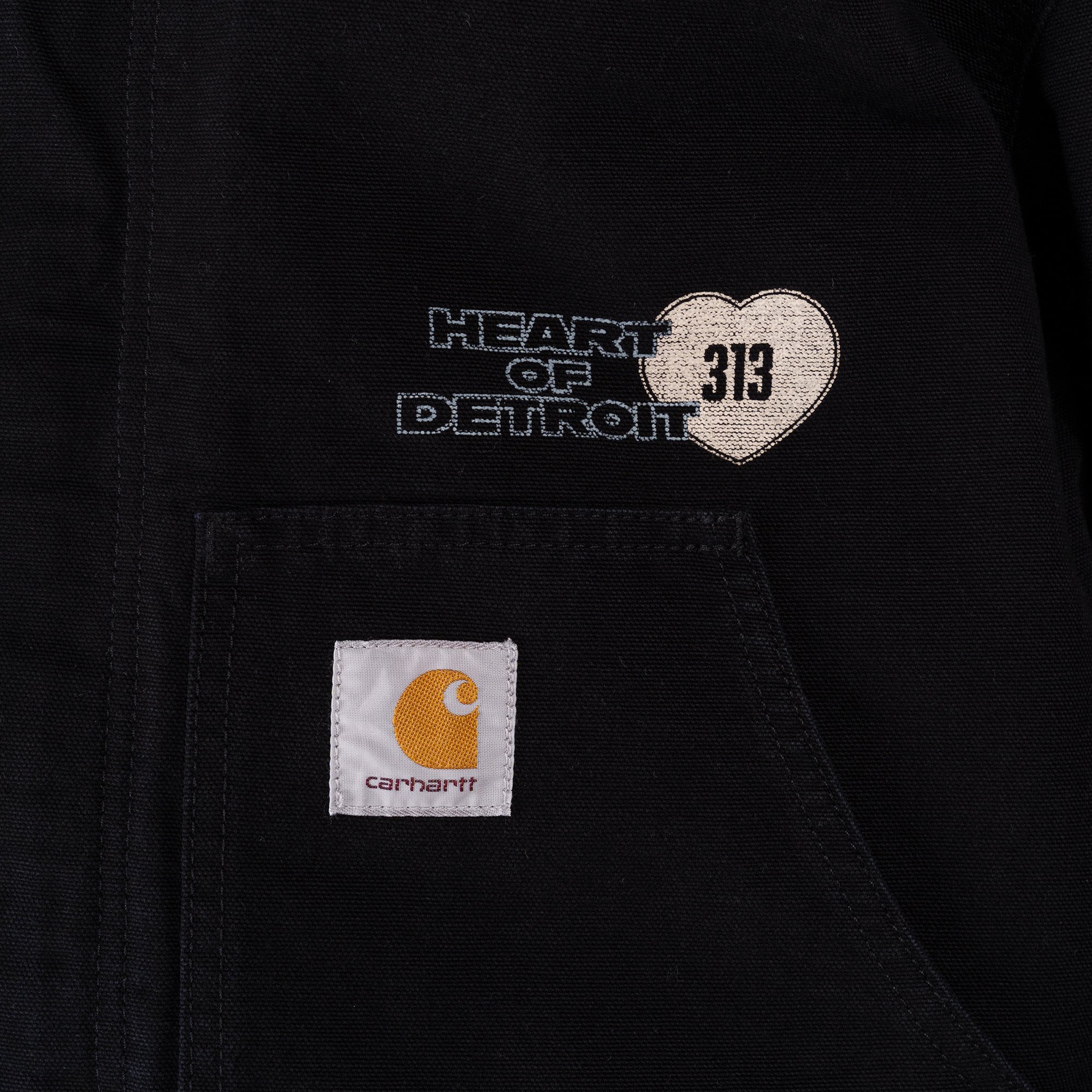 Мужская куртка Carhartt WIP OG Arcan Graphic Jacket (I035553-blk/blk h st wash)  - цена, описание, фото 7