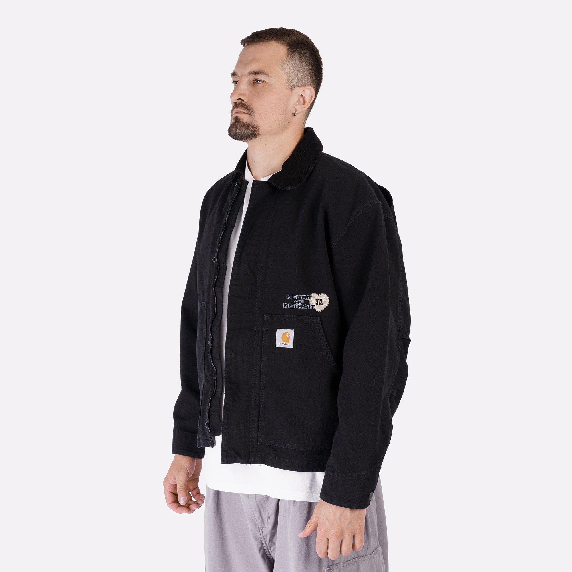 Мужская куртка Carhartt WIP OG Arcan Graphic Jacket (I035553-blk/blk h st wash)  - цена, описание, фото 10