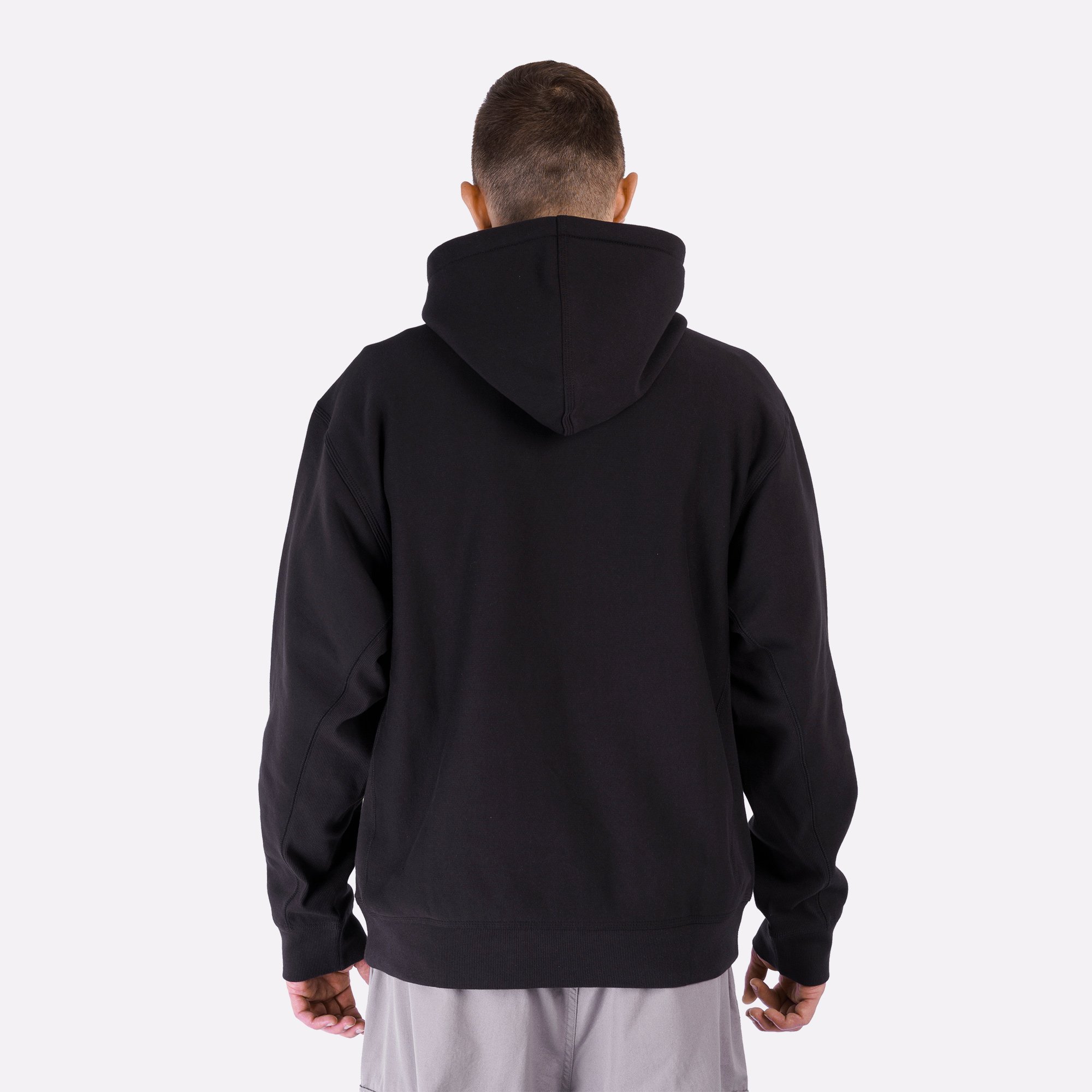 Мужская толстовка Carhartt WIP Hooded American Script Sweat (I028279-black)  - цена, описание, фото 3