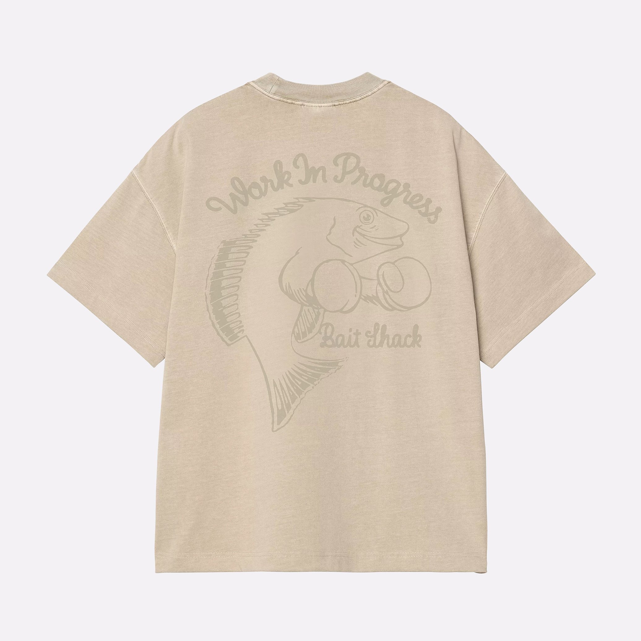 Мужская футболка Carhartt WIP S/S Bait Shack T-Shirt (I034660-wall garm dyed)  - цена, описание, фото 2