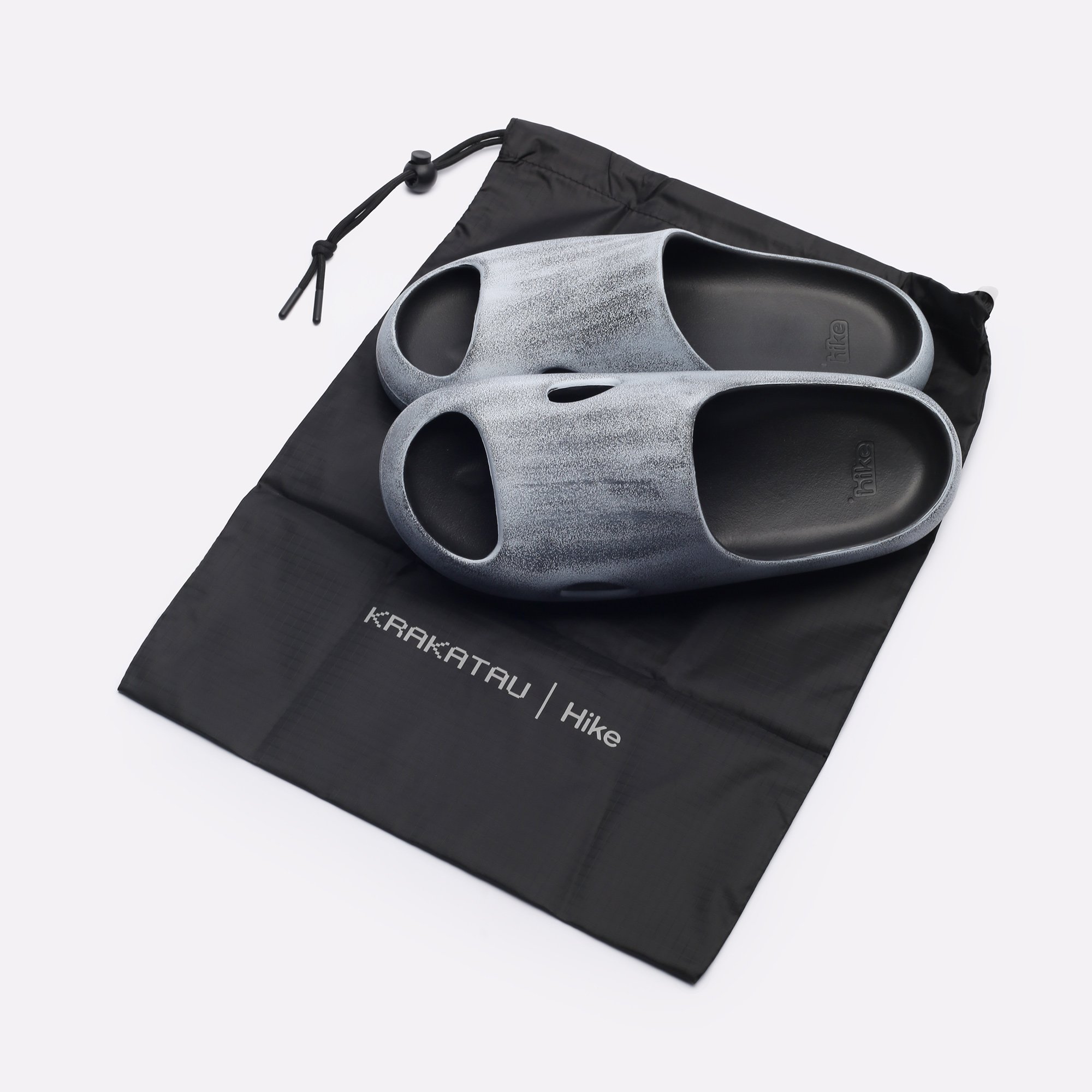 Мужские сланцы Hike x Krakatau Talc Slides (HK-SLD-01-relic gray)  - цена, описание, фото 2