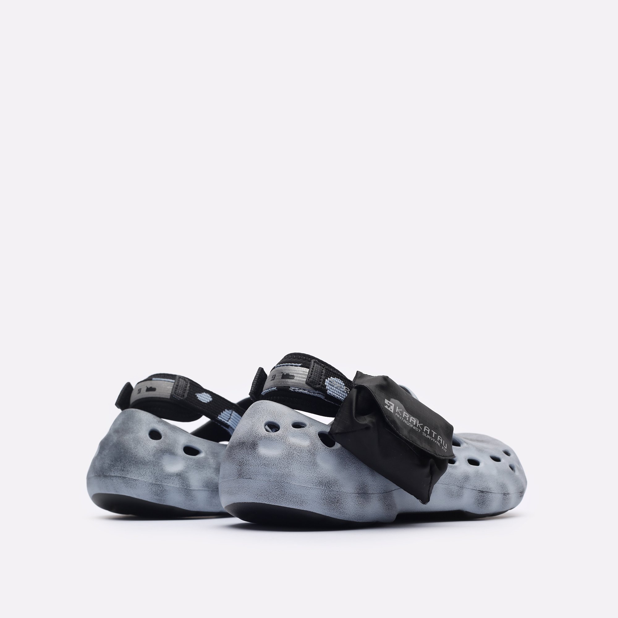 Мужские сланцы Hike x Krakatau Marble Clogs (HK-CLG-01-relic gray)  - цена, описание, фото 3