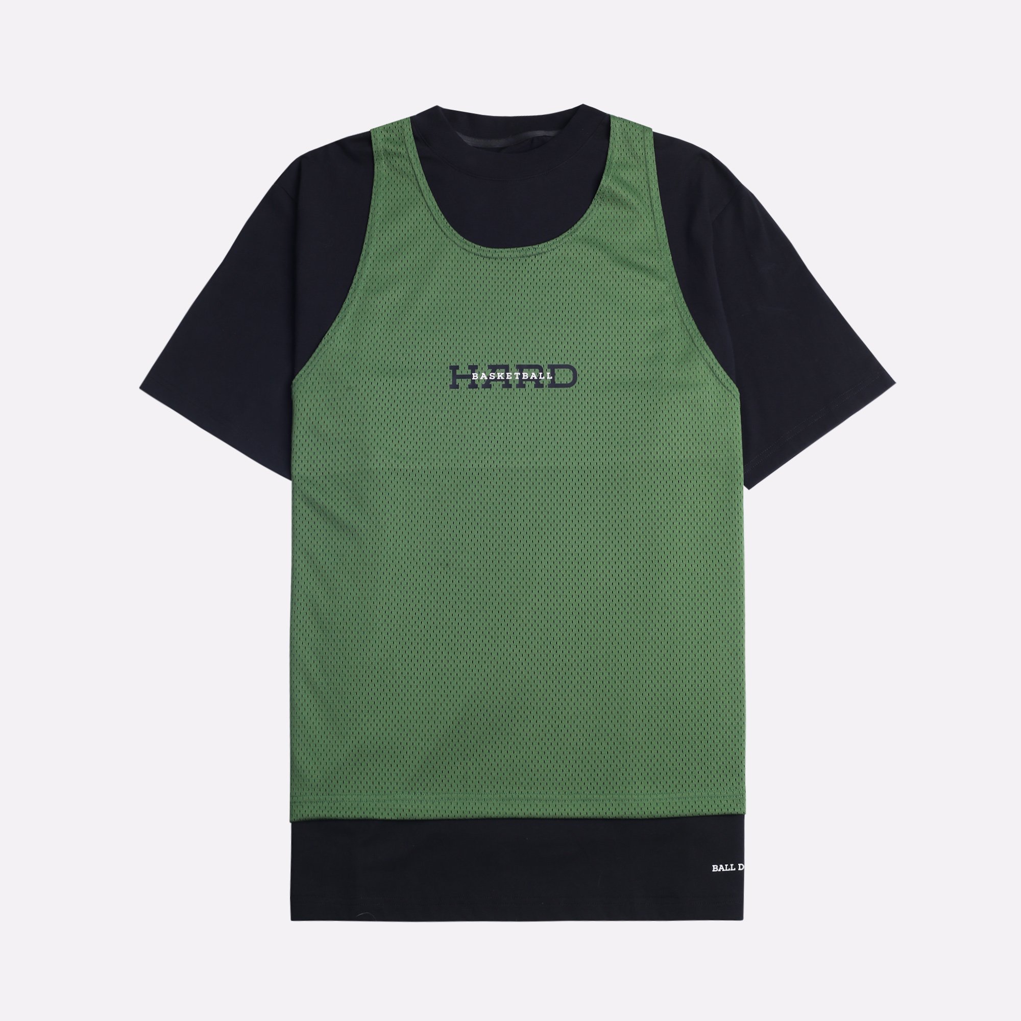 Мужская футболка Hard Sports Wear Tee (Hard-tee-green/black)  - цена, описание, фото 1
