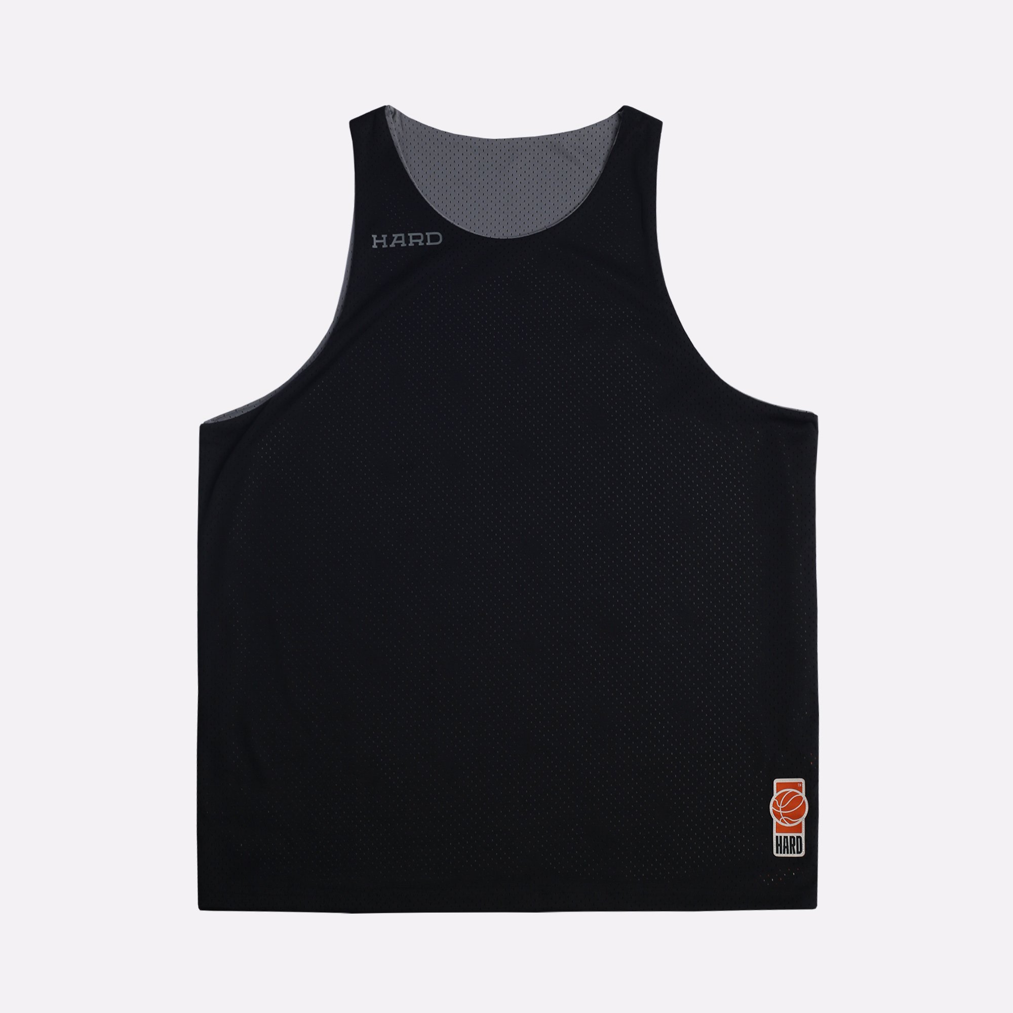 Мужская майка Hard Reversible Tank Top (Hard-tank top-black/grey)  - цена, описание, фото 1