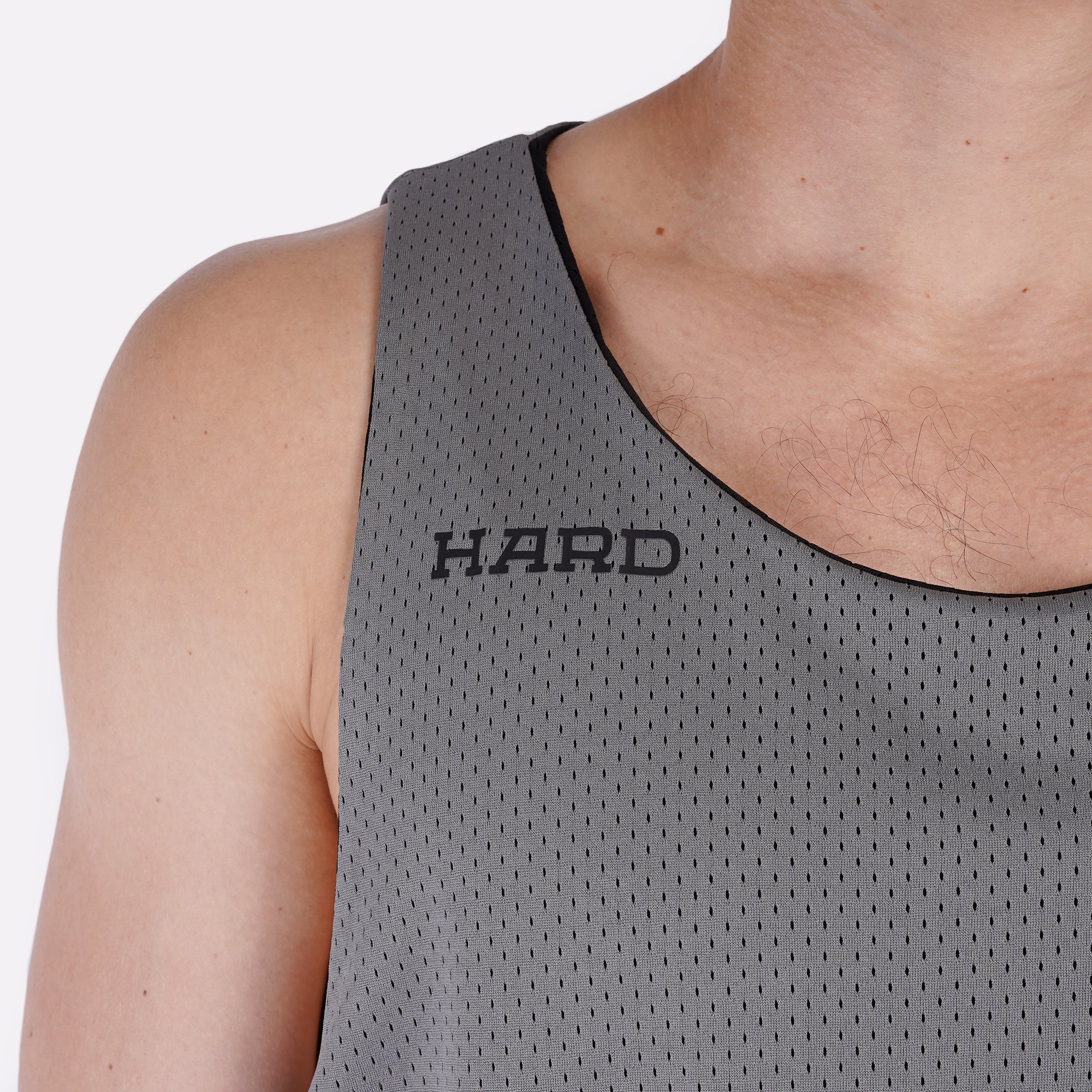 Мужская майка Hard Reversible Tank Top (Hard-tank top-black/grey)  - цена, описание, фото 10