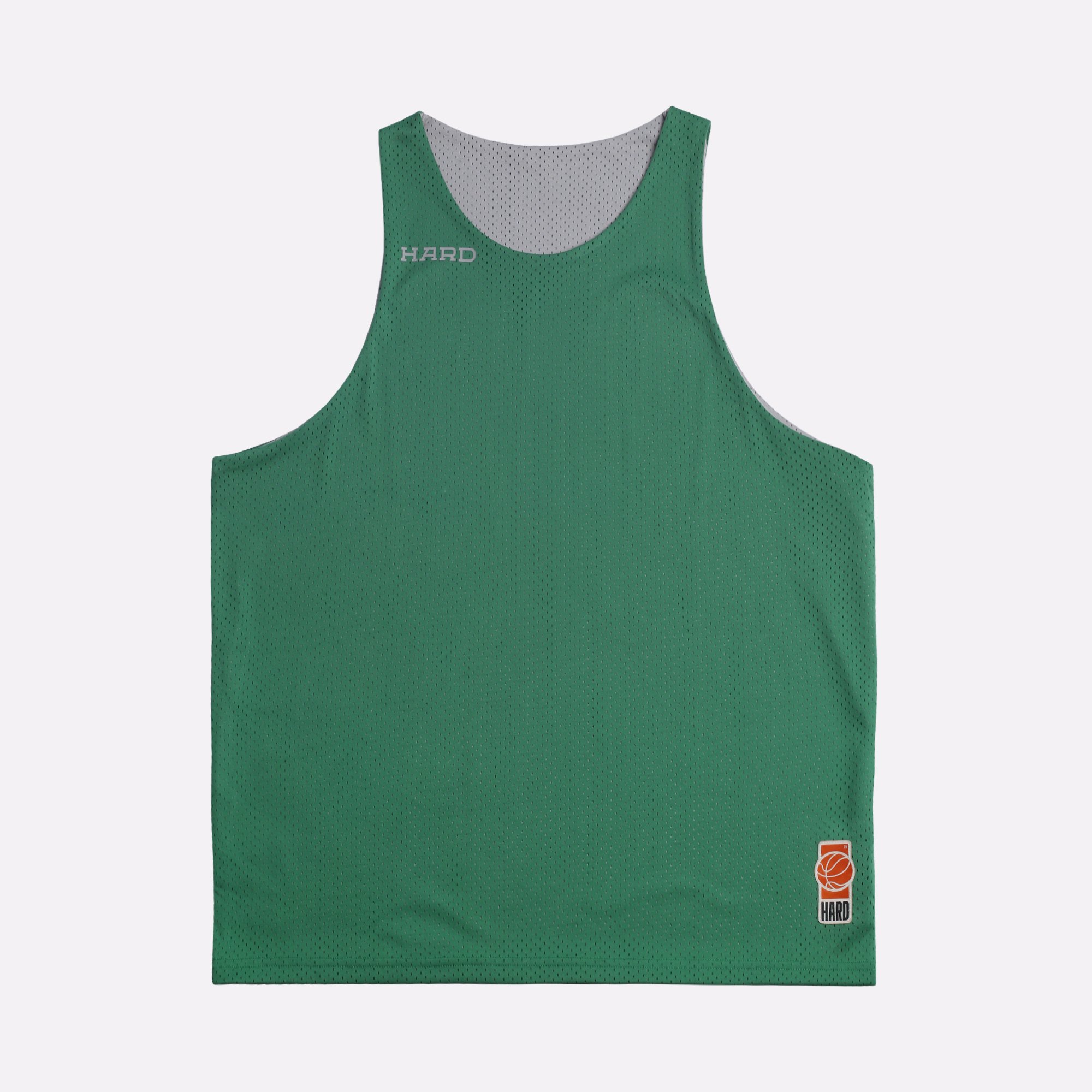 Мужская майка Hard Reversible Tank Top (Hard-tank top-green/grey)  - цена, описание, фото 1