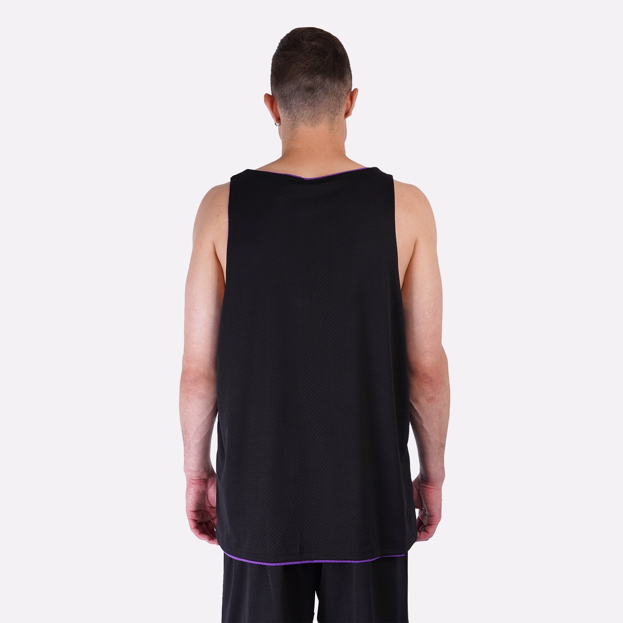 Мужская майка Hard Reversible Tank Top (Hard-tank top-blk/purple)  - цена, описание, фото 5