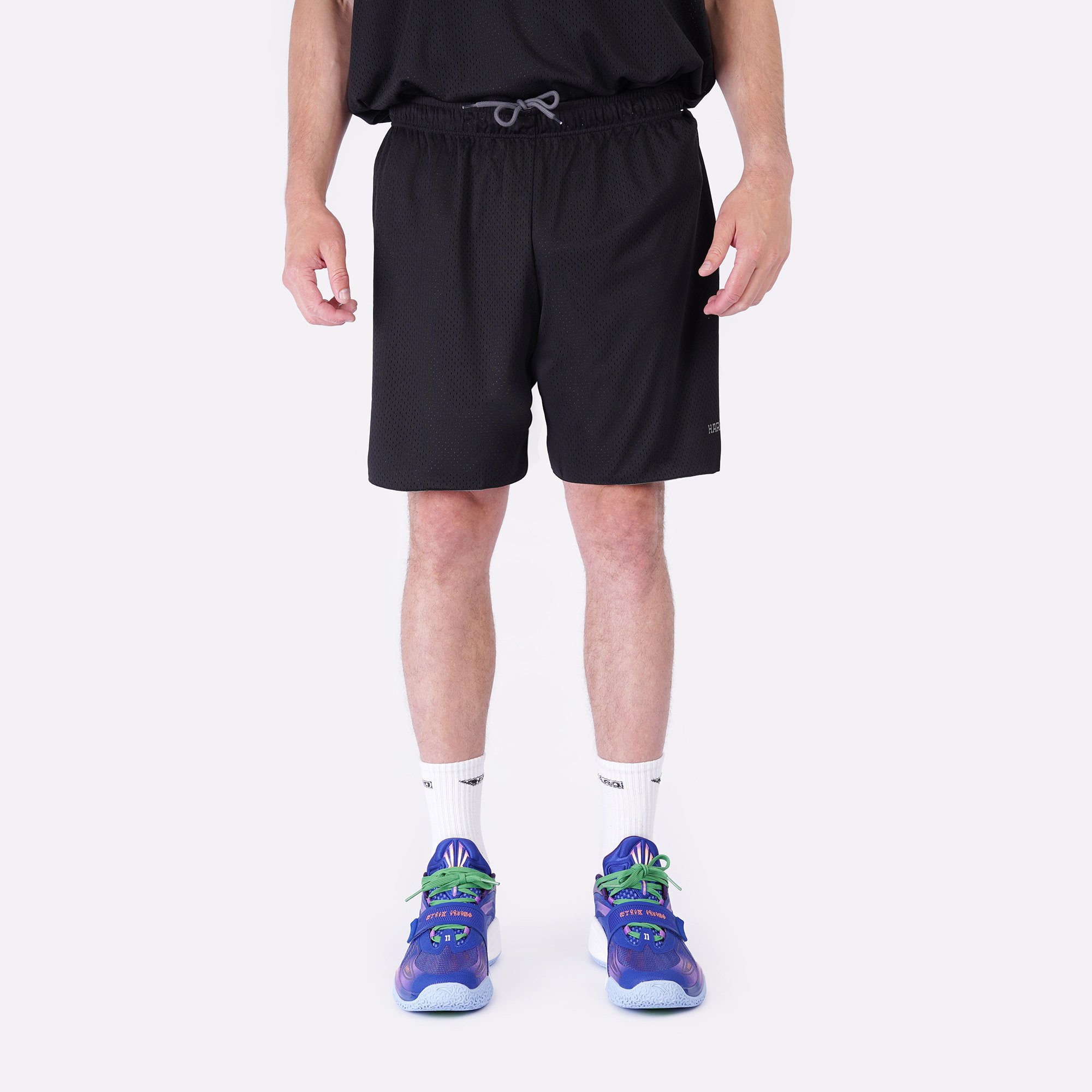 Мужские шорты Hard Reversible Shorts (Hard-shorts-black/grey)  - цена, описание, фото 3