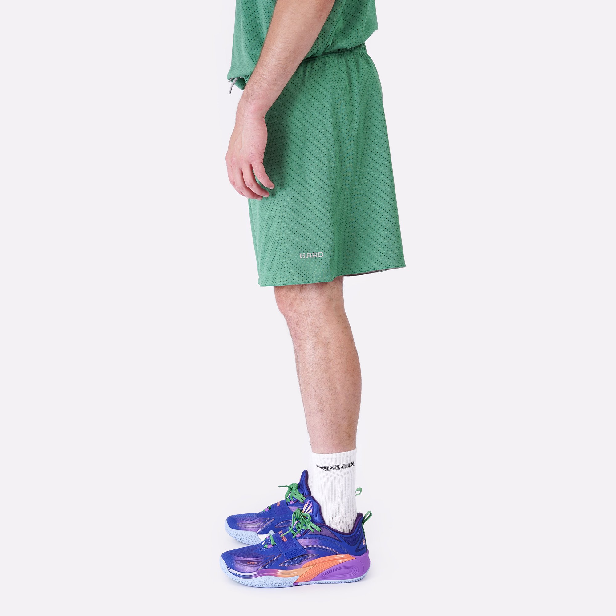 Мужские шорты Hard Reversible Shorts (Hard-shorts-green/grey)  - цена, описание, фото 7