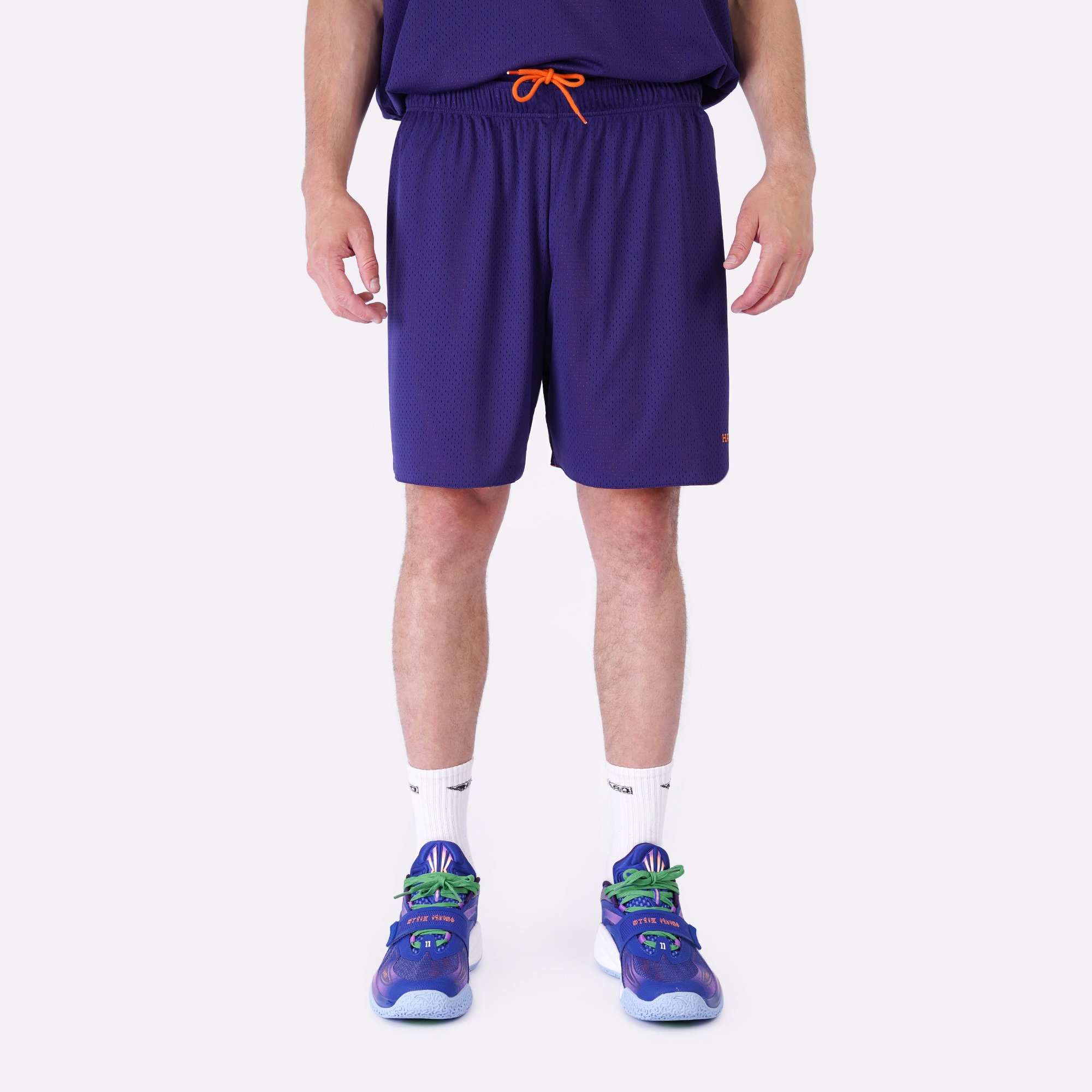 Мужские шорты Hard Reversible Shorts (Hard-shorts-navy/orange)  - цена, описание, фото 3