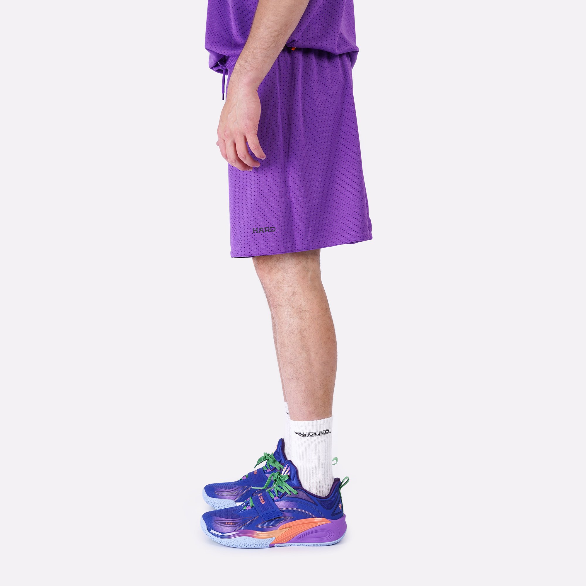 Мужские шорты Hard Reversible Shorts (Hard-shorts-black/purple)  - цена, описание, фото 8