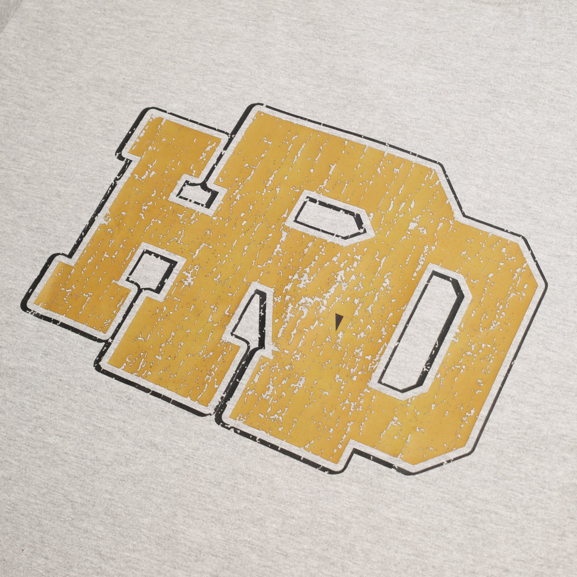 Мужская футболка Hard Gold Logo Tee (Hrd-tee-gold-logo-grey)  - цена, описание, фото 4