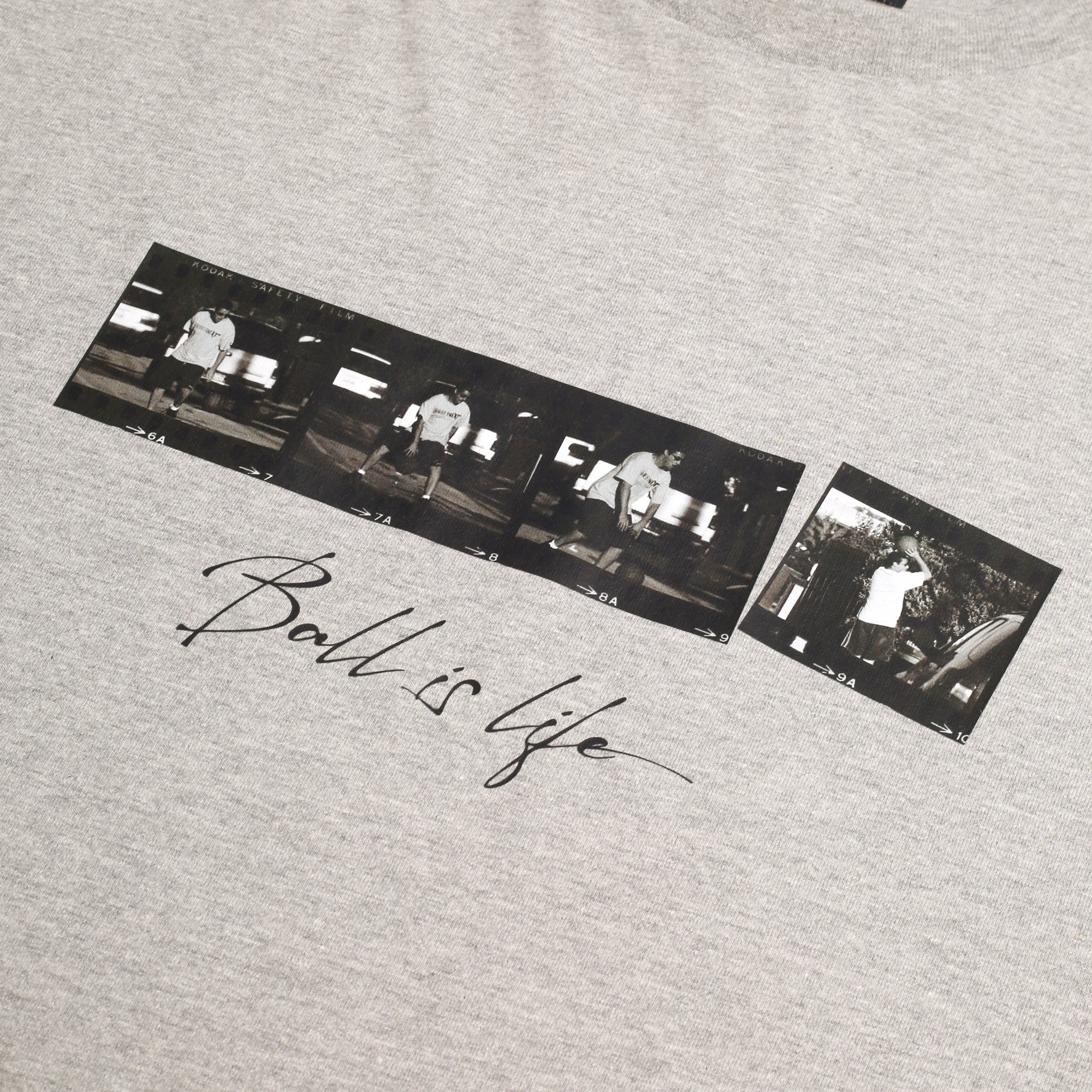 Мужская футболка Hard Ballislife Tee (Hrd-tee-ballislife-grey)  - цена, описание, фото 2