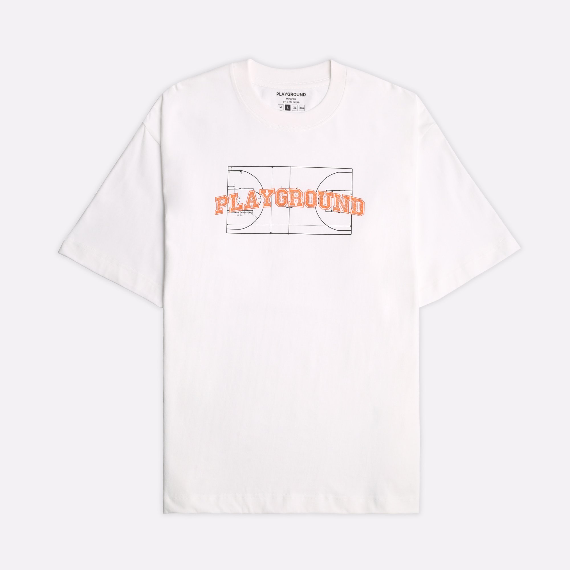 Мужская футболка PLAYGROUND PlayGround Tee (pg-tee-0029-white)  - цена, описание, фото 1