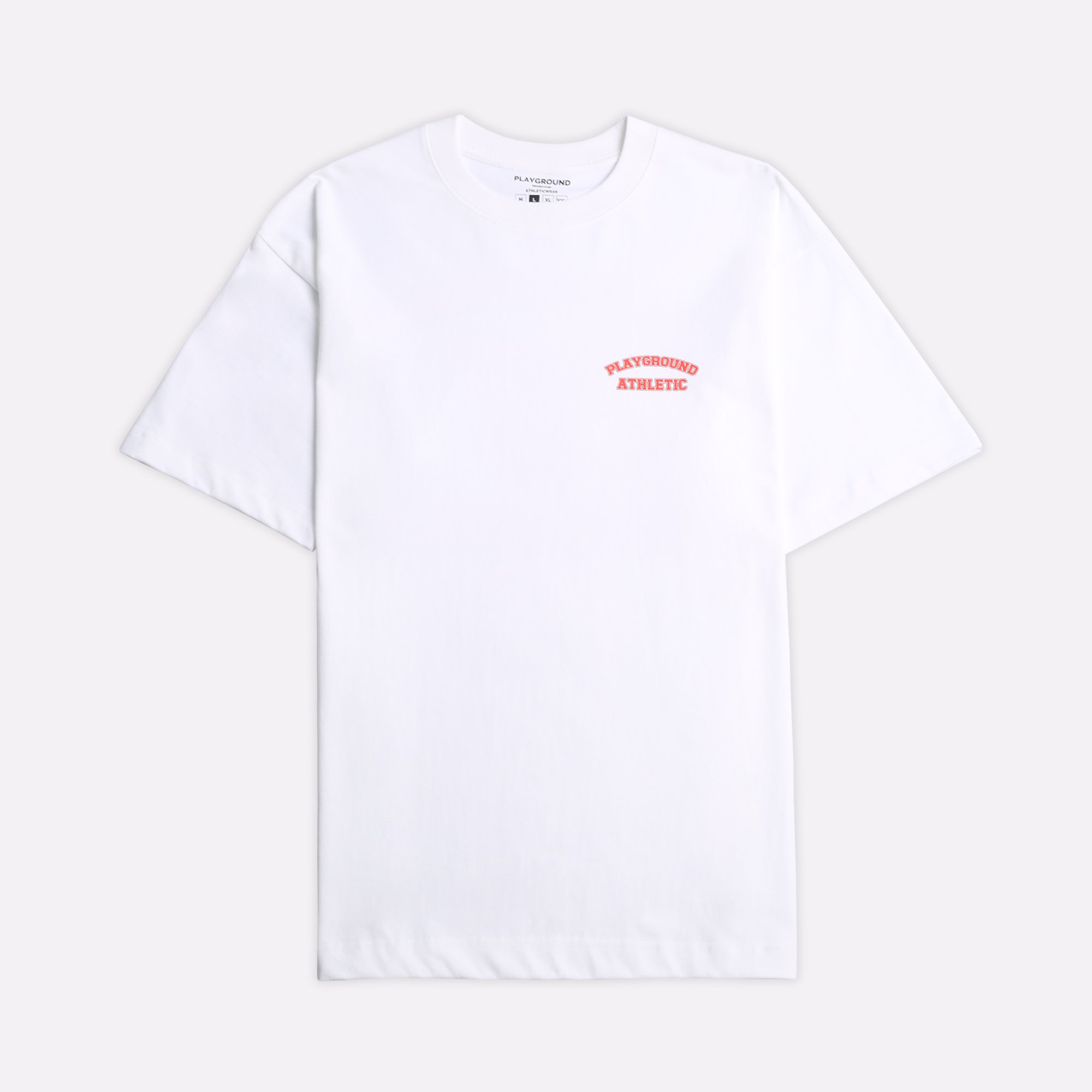 Мужская футболка PLAYGROUND PlayGround Athletics (Pg-tee-0010-wht-athletics)  - цена, описание, фото 1