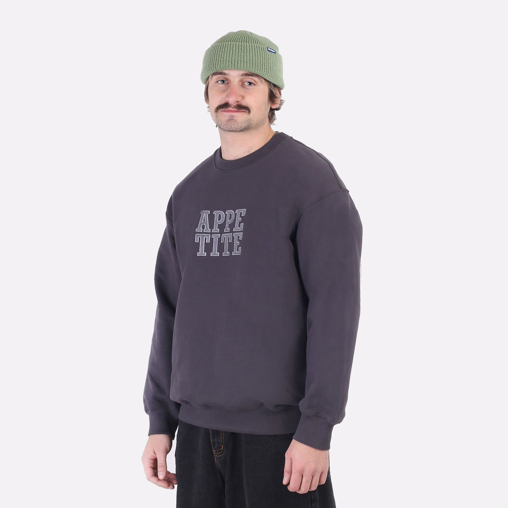 Мужская толстовка Appetite High Mark Crewneck School (School-navy)  - цена, описание, фото 4