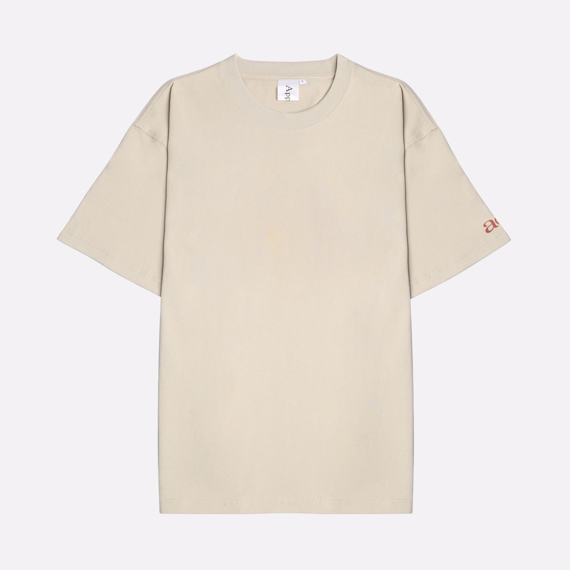 Мужская футболка Appetite High Mark Shoulder Logo Tee (Logo Shoulder Bone White)  - цена, описание, фото 1