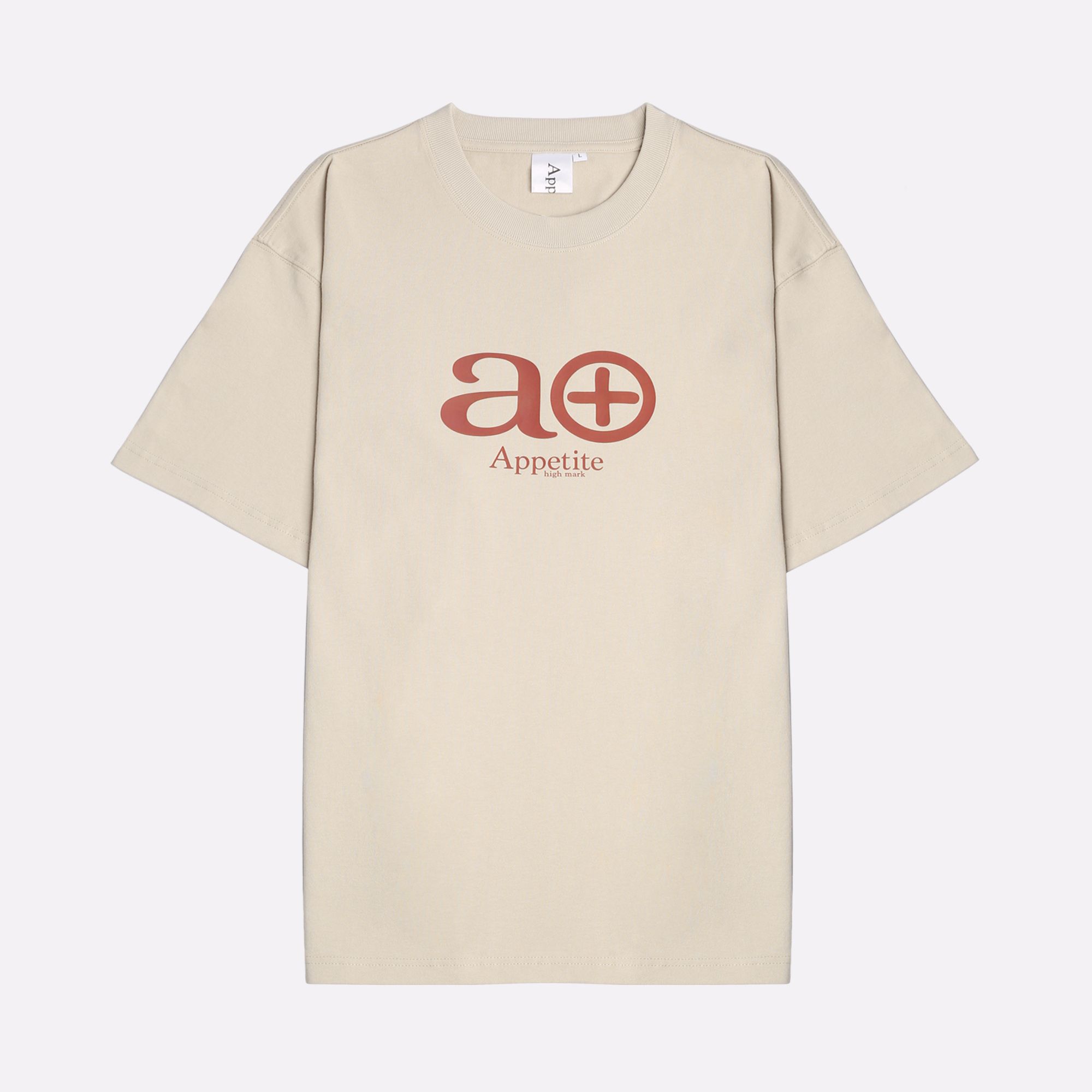 Мужская футболка Appetite High Mark Classic Logo Tee (Logo Bone White)  - цена, описание, фото 1