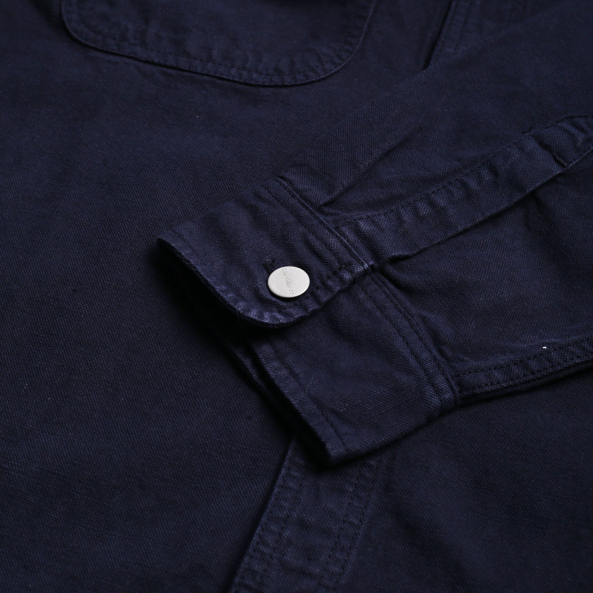 Мужская рубашка Carhartt WIP Walter Shirt Jac (I033578 Dark-navy)  - цена, описание, фото 4