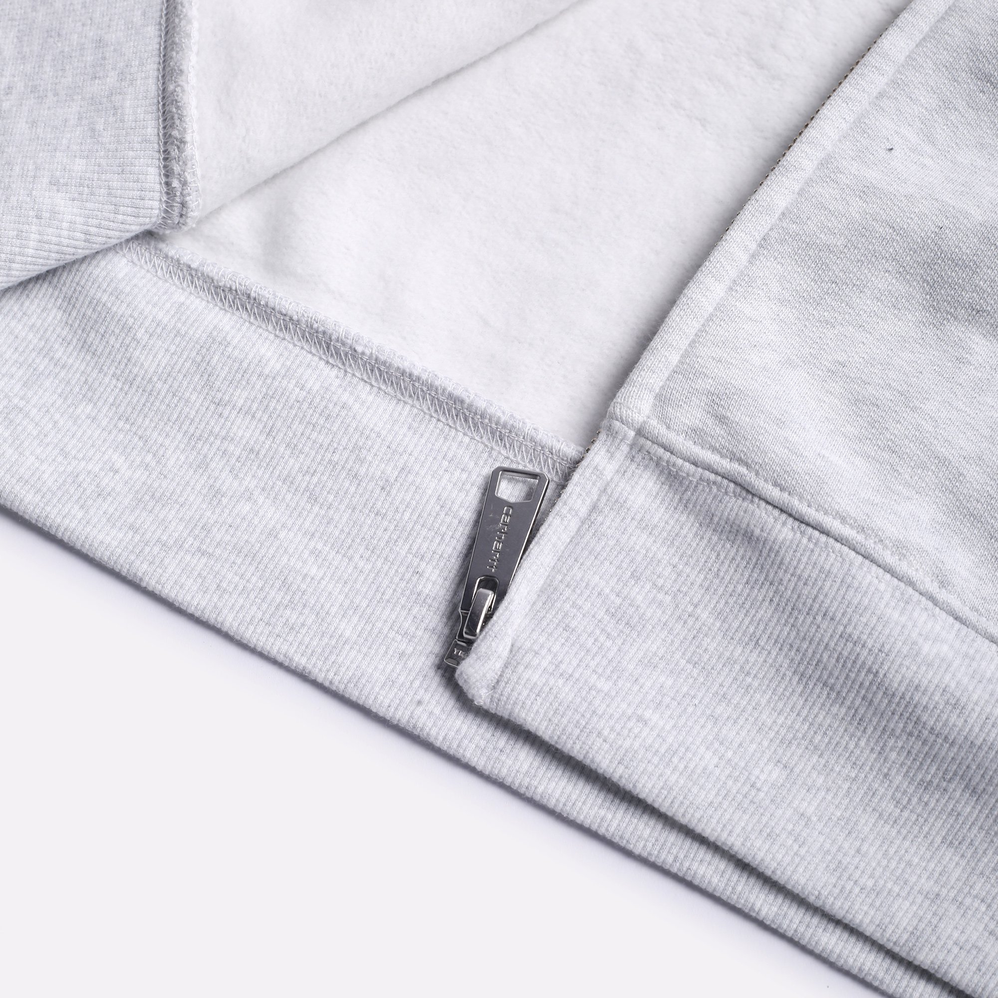 Мужская толстовка Carhartt WIP Hooded Pronto Sweat Jacket (I035177 Ash-heather)  - цена, описание, фото 4