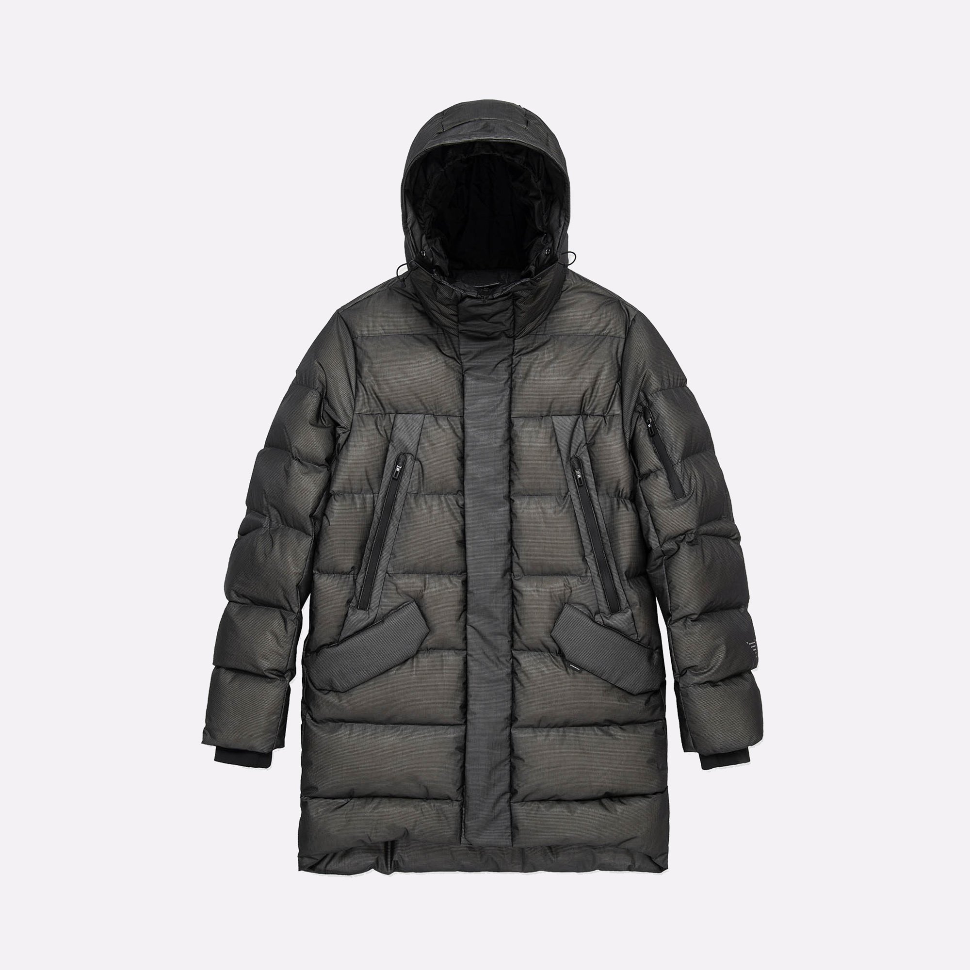 Мужская куртка KRAKATAU Strofo Long Down Jacket (Qm565-19-strofo-черн)  - цена, описание, фото 1