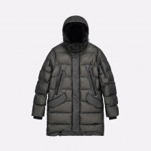 Мужская куртка KRAKATAU Strofo Long Down Jacket (Qm565-19-strofo-черн)