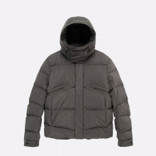 Мужская куртка KRAKATAU AITKEN Waterproof Short Puffer Jacket (Qm560-861-aitken-сер-зел)