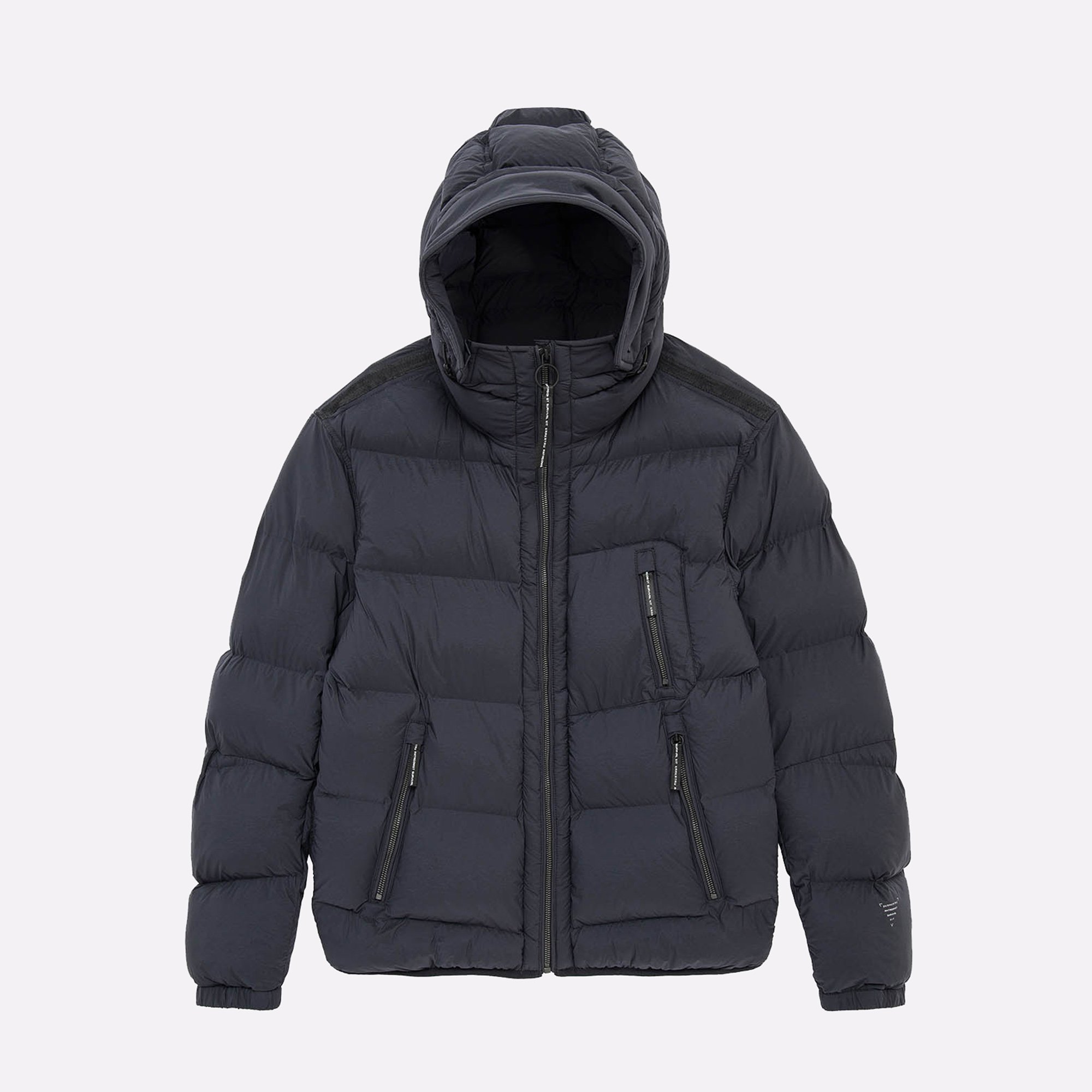 Мужская куртка KRAKATAU ROOK Hooded Puffer Jacket (Qm559-2-rook-тем-сер)  - цена, описание, фото 1
