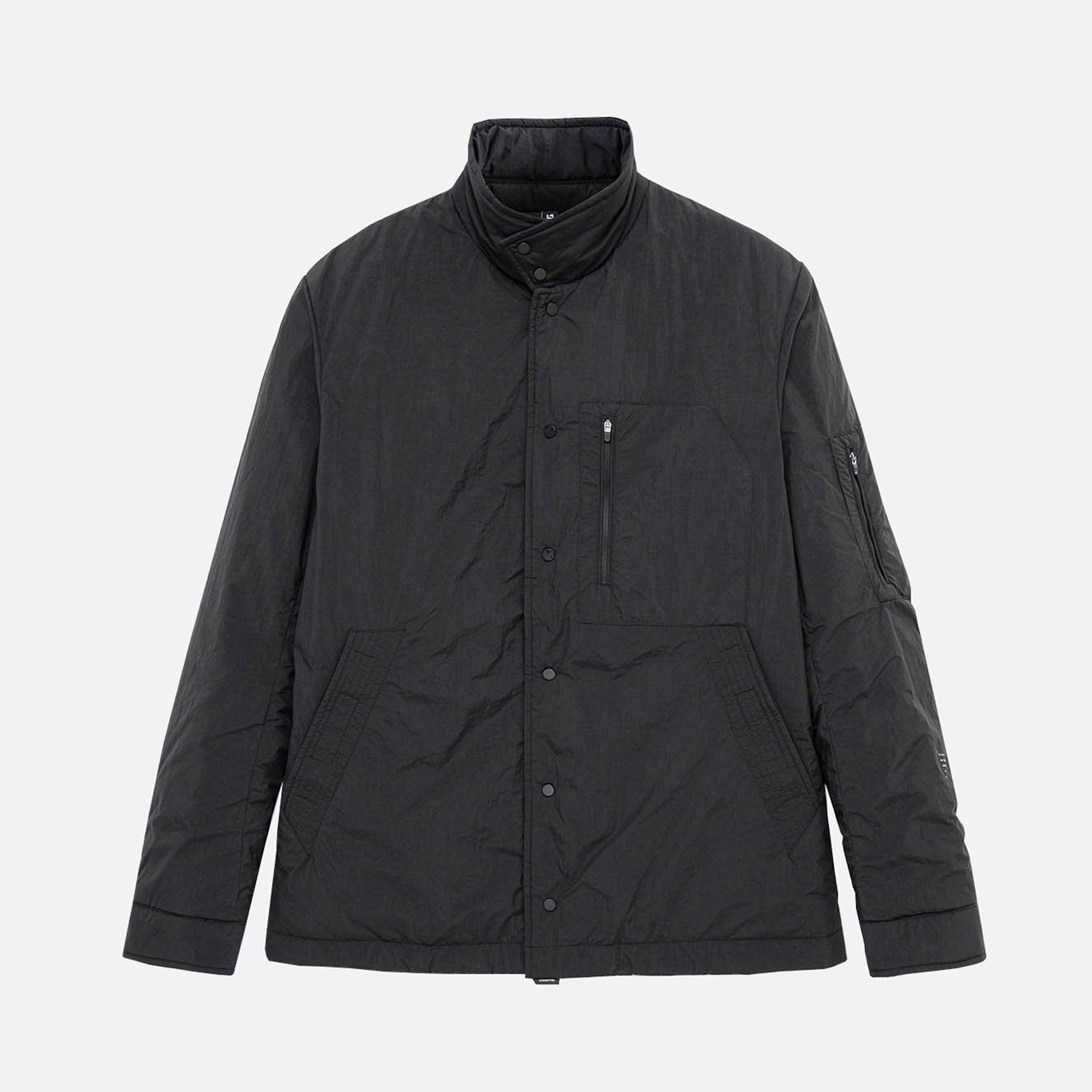 Мужская куртка KRAKATAU KEPLER Padded Overshirt (Qm546-1-черный)  - цена, описание, фото 1