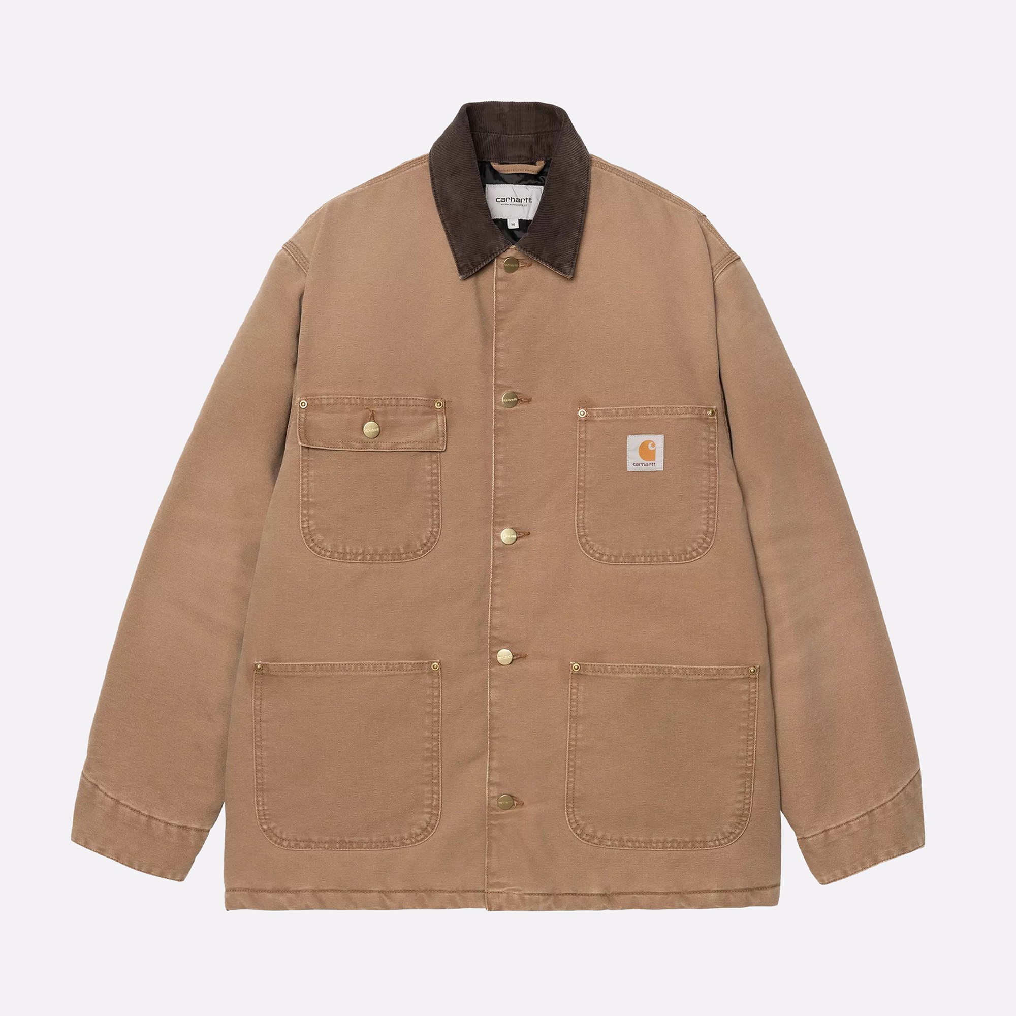 Женская куртка Carhartt WIP OG Chore Coat (I035613-brown/tobacco)  - цена, описание, фото 1