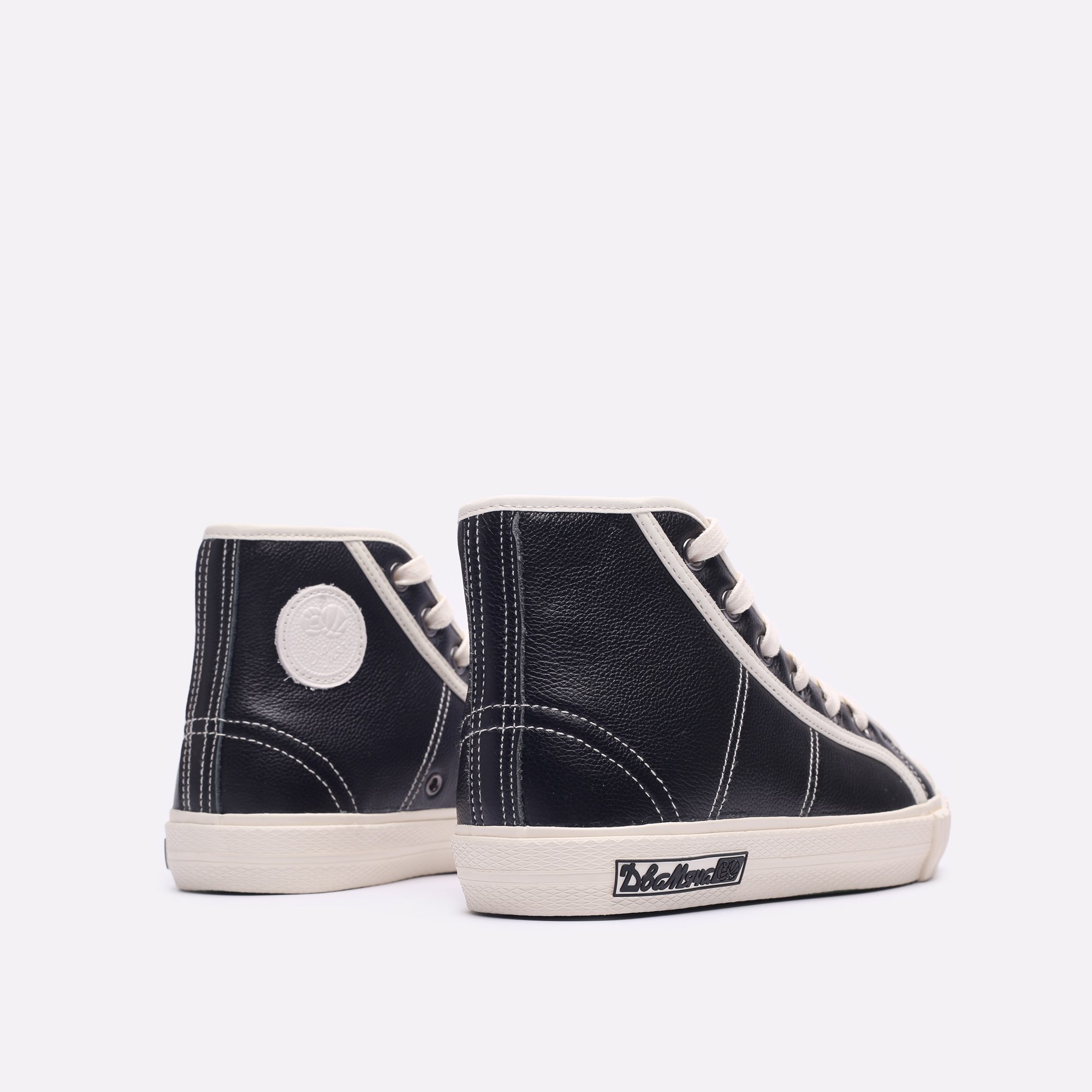 Кеды Два Мяча 1965 (CLS 65 LTHR BW)  - цена, описание, фото 3