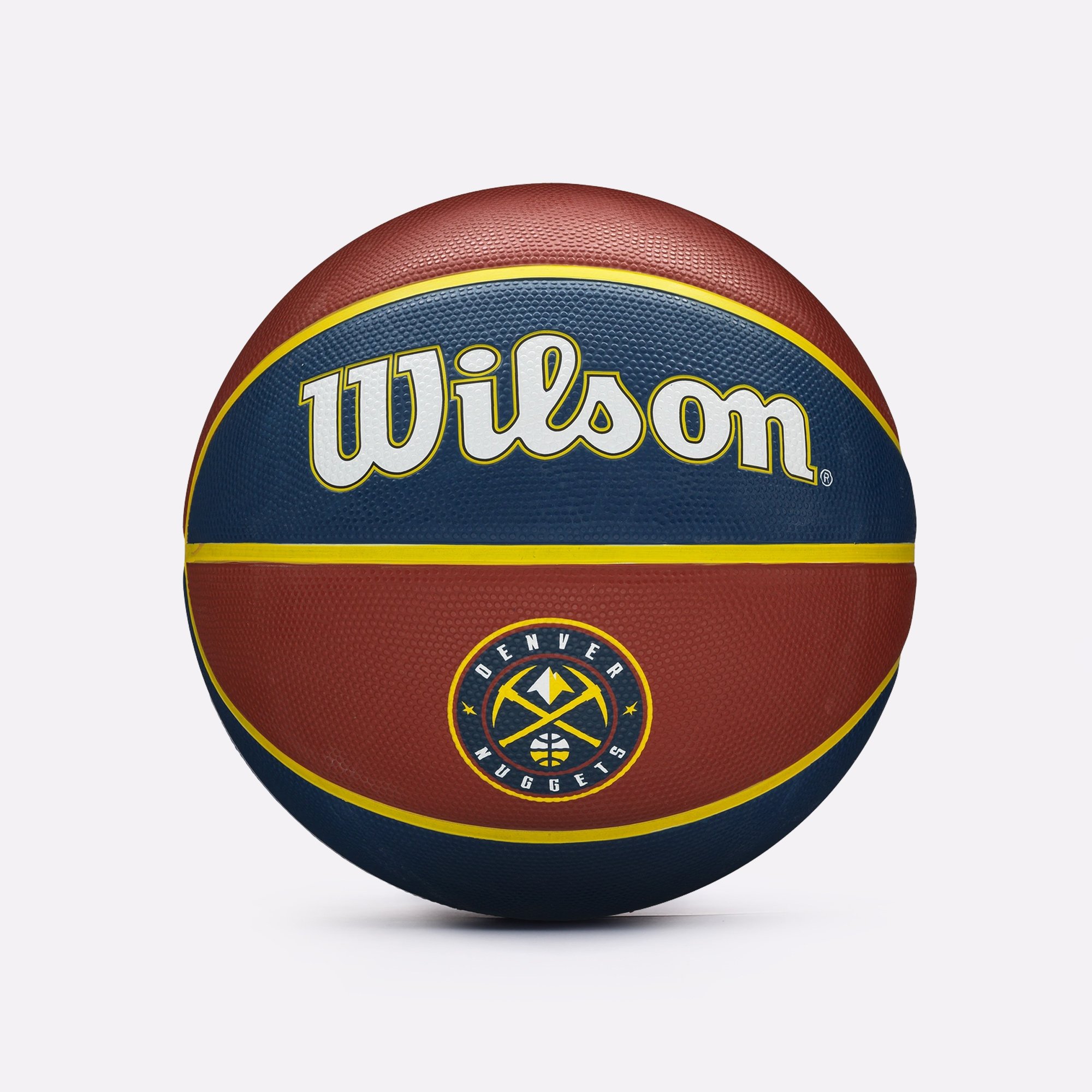 Мяч №7 Wilson NBA TEAM TRIBUTE BSKT DEN NUGGETS (WTB1300XBDEN)  - цена, описание, фото 1