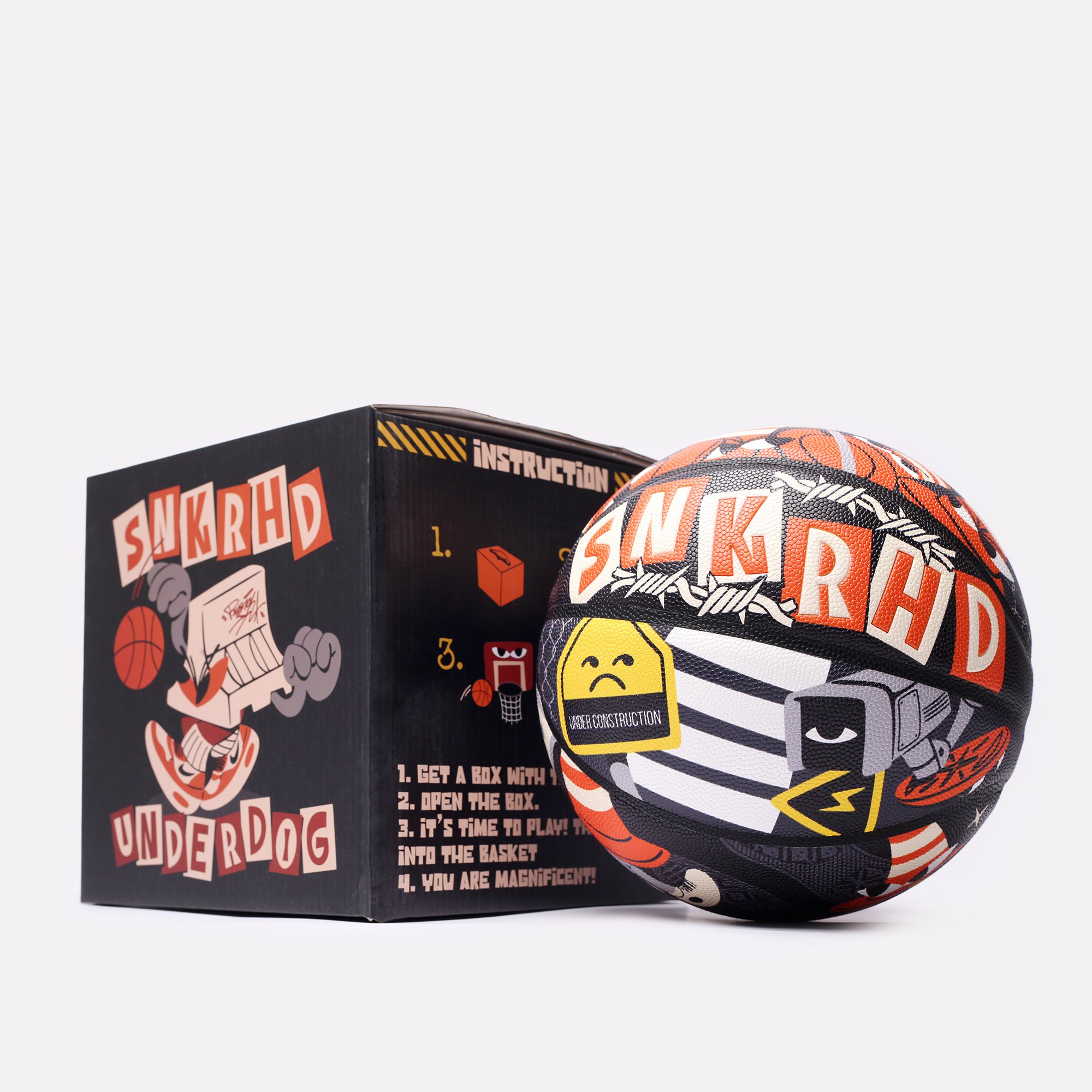 Мяч №7 Sneakerhead x Underdog (SNKR-Ball-multi)  - цена, описание, фото 9