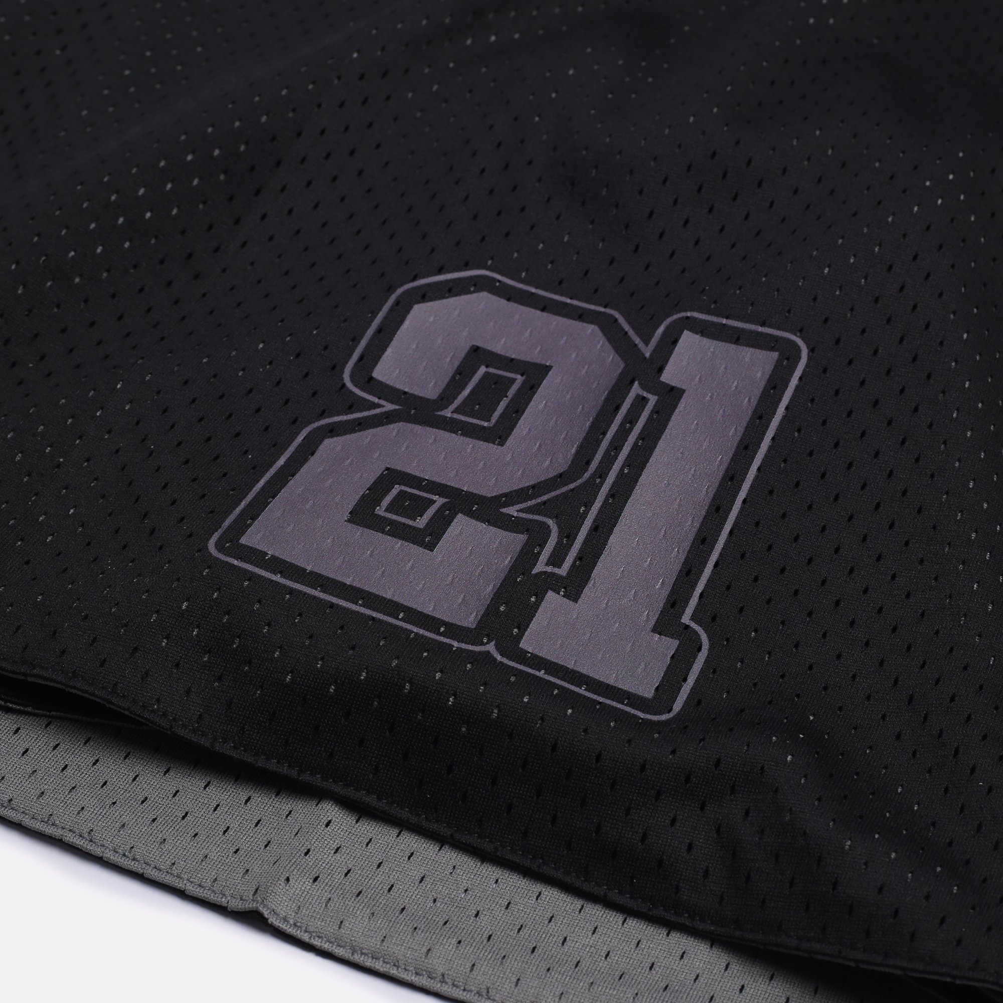 Мужские шорты Hard NBA Team Reversible Shorts (NBAteam21-black-grey)  - цена, описание, фото 3
