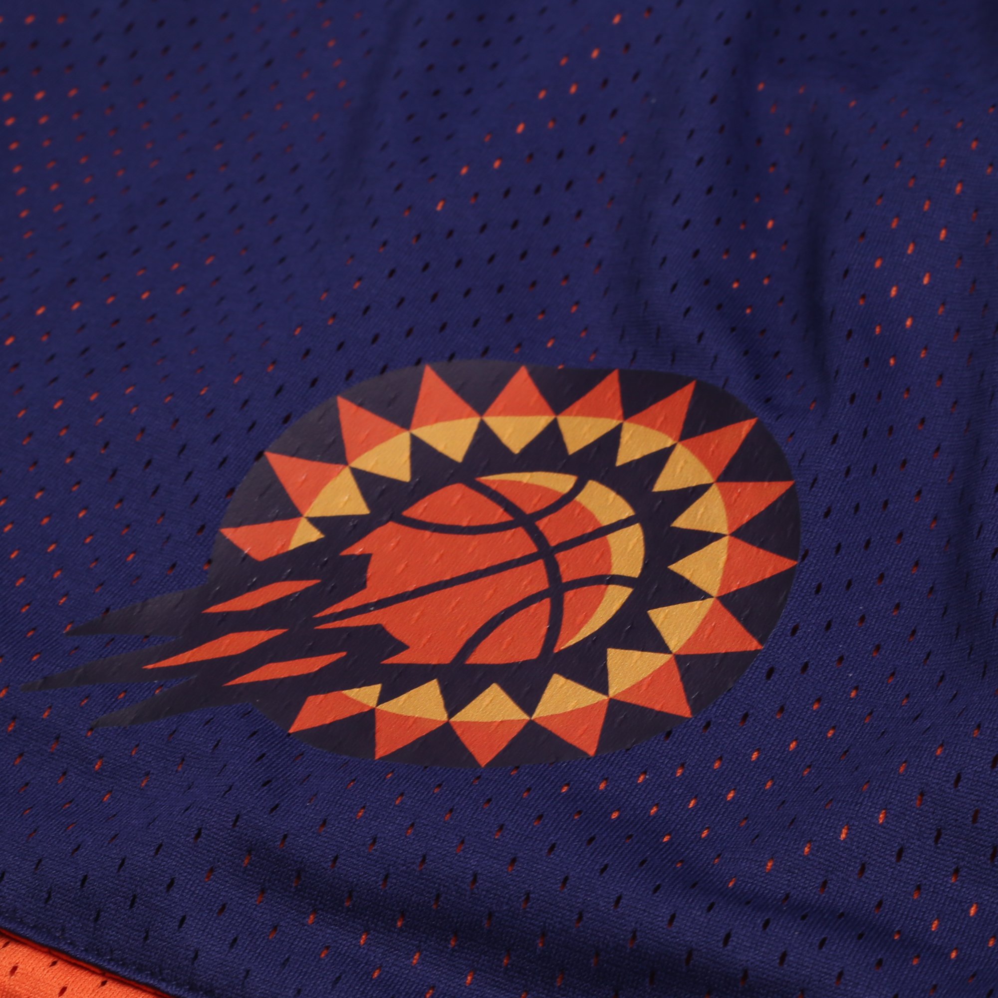 Мужские шорты Hard NBA Team Reversible Shorts (NBAteam13-blue-orange)  - цена, описание, фото 3