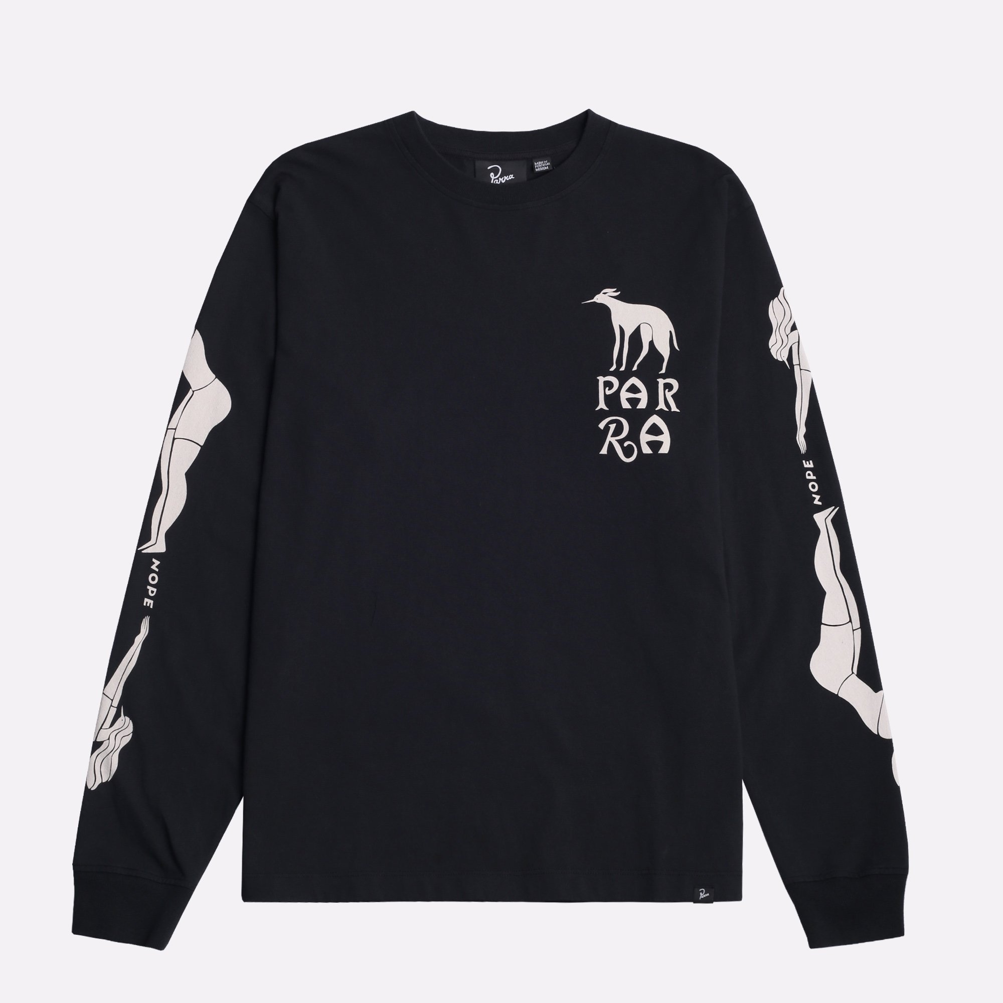 Мужской лонгслив By Parra Dog Training (54111-BLACK)  - цена, описание, фото 1