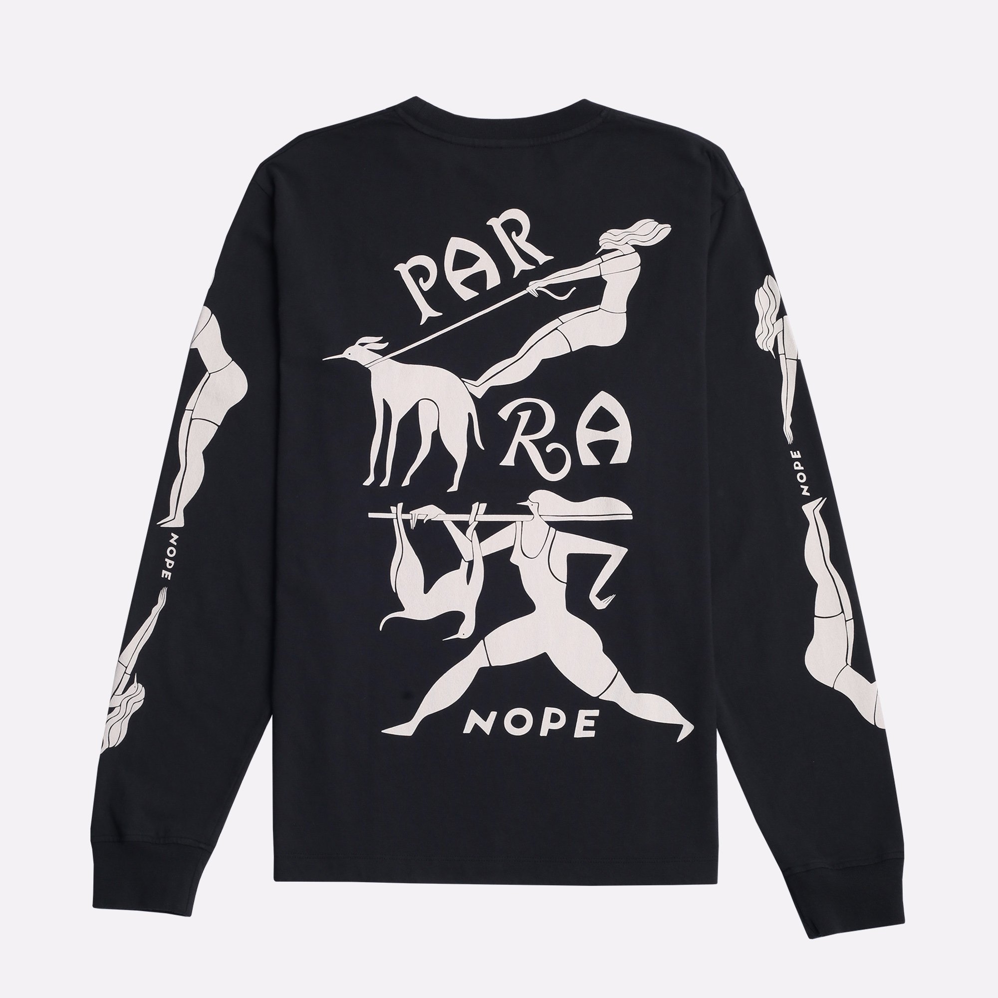 Мужской лонгслив By Parra Dog Training (54111-BLACK)  - цена, описание, фото 2