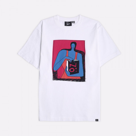 мужская футболка By Parra No Books T-shirt белая 