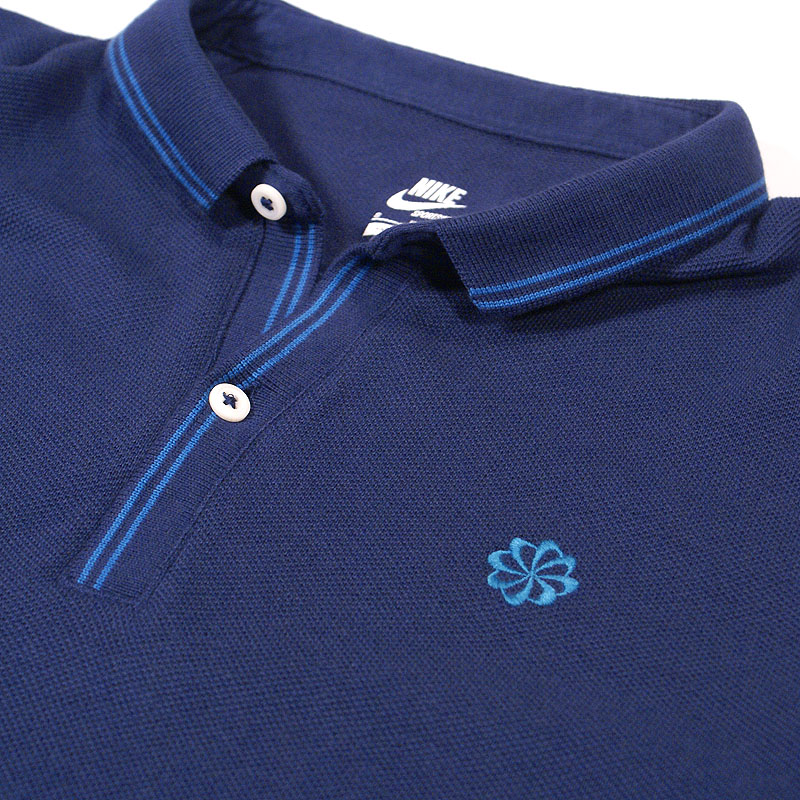 Nike Поло Slim collar polo (485018-410)  - цена, описание, фото 3