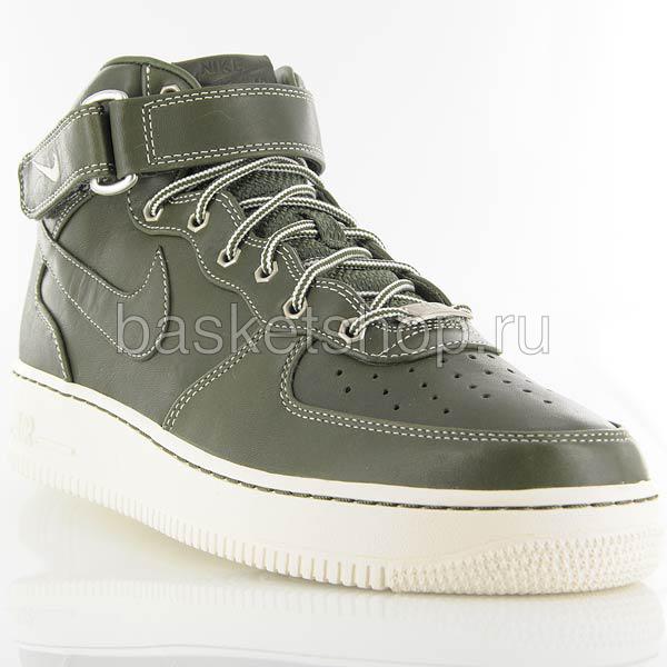 Nike Кроссовки Air Force 1 Mid PRM (487991-300)  - цена, описание, фото 1