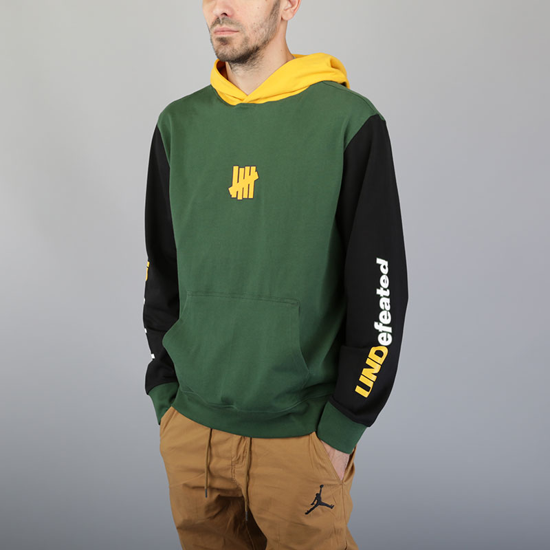 мужская зеленая толстовка Undftd Session LS Pullover 514353-green - цена, описание, фото 2