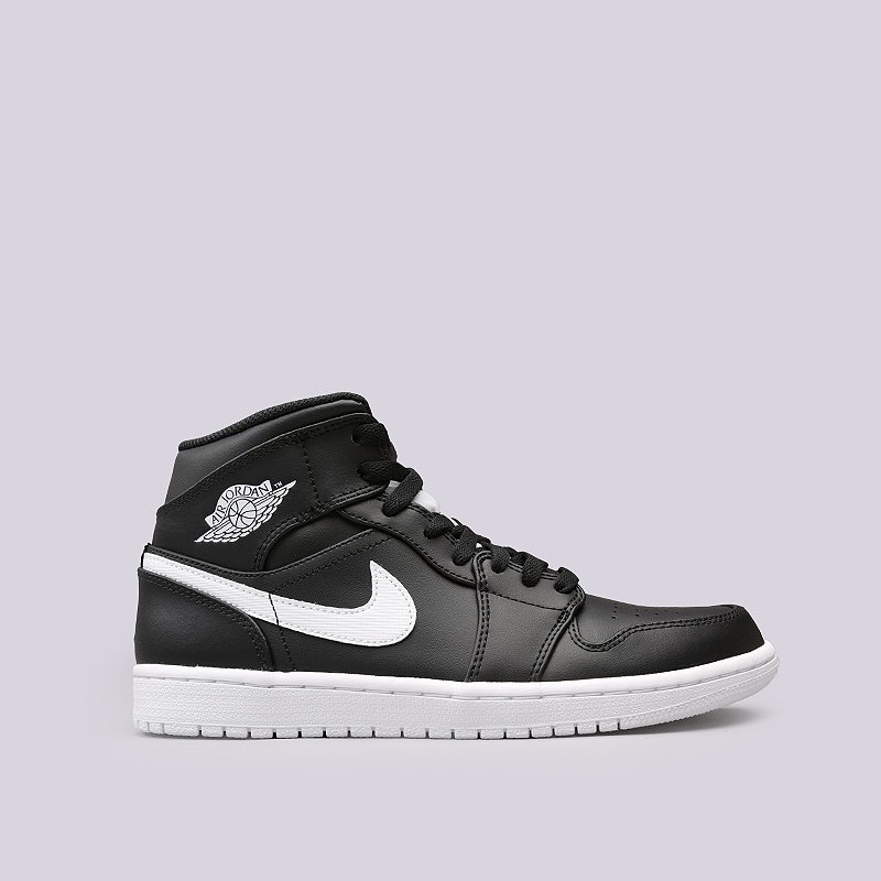 

Кроссовки Jordan 1 Mid, Черный;белый