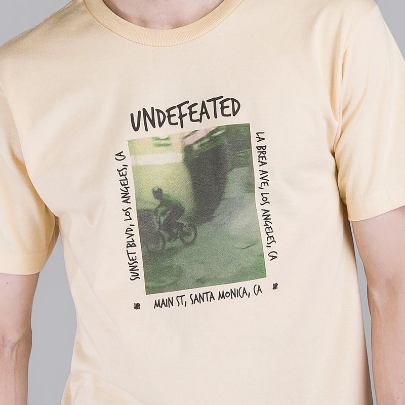 мужская желтая футболка Undftd THE WEST COASTAL TEE 5900928-TAN - цена, описание, фото 2