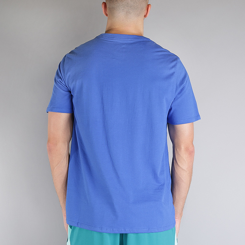 мужская синяя футболка Nike M NK Dry Tee DFC 2.0 706625-480 - цена, описание, фото 2