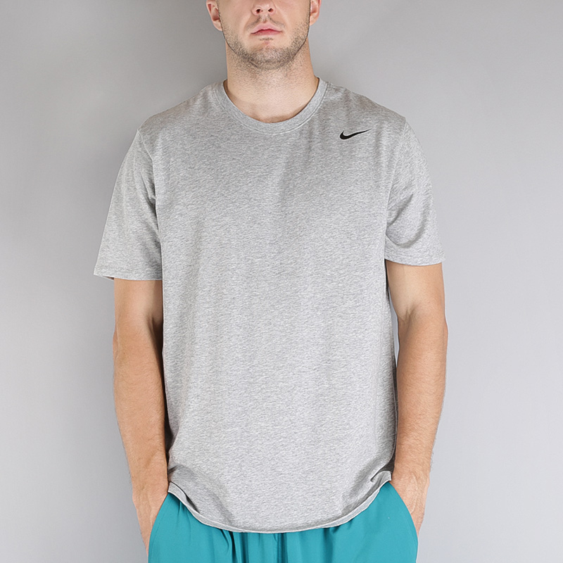 мужская серая футболка Nike M NK Dry Tee DFC 2.0 706625-063 - цена, описание, фото 3