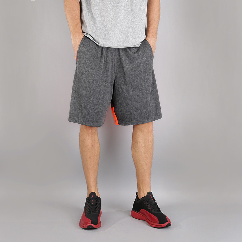 мужские серые шорты Nike M NK DRY SHORT FLY 9IN 742517-072 - цена, описание, фото 3