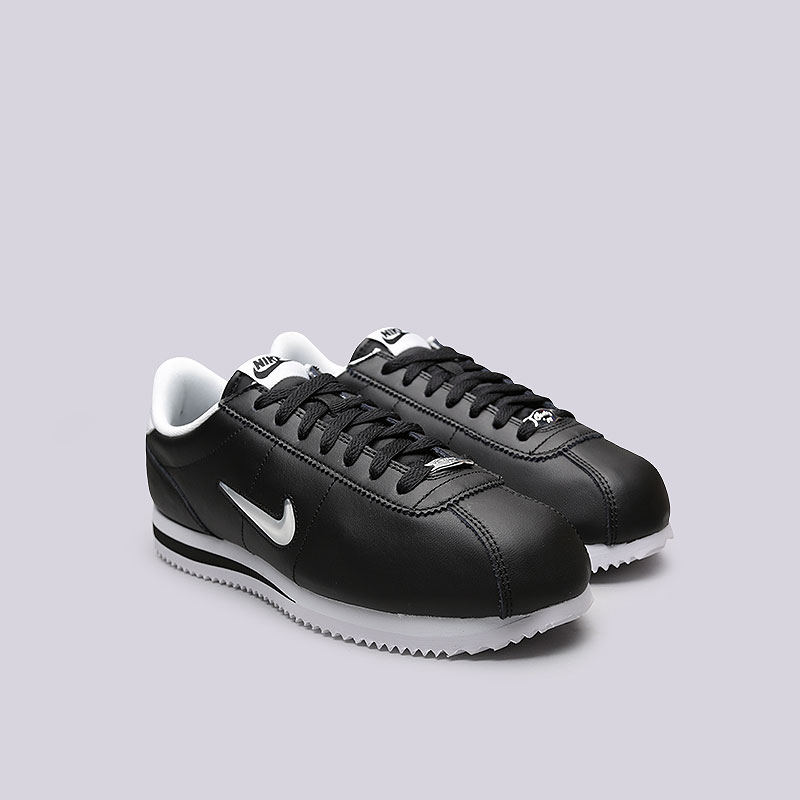 мужские черные кроссовки Nike Cortez Basic Jewel 833238-002 - цена, описание, фото 4