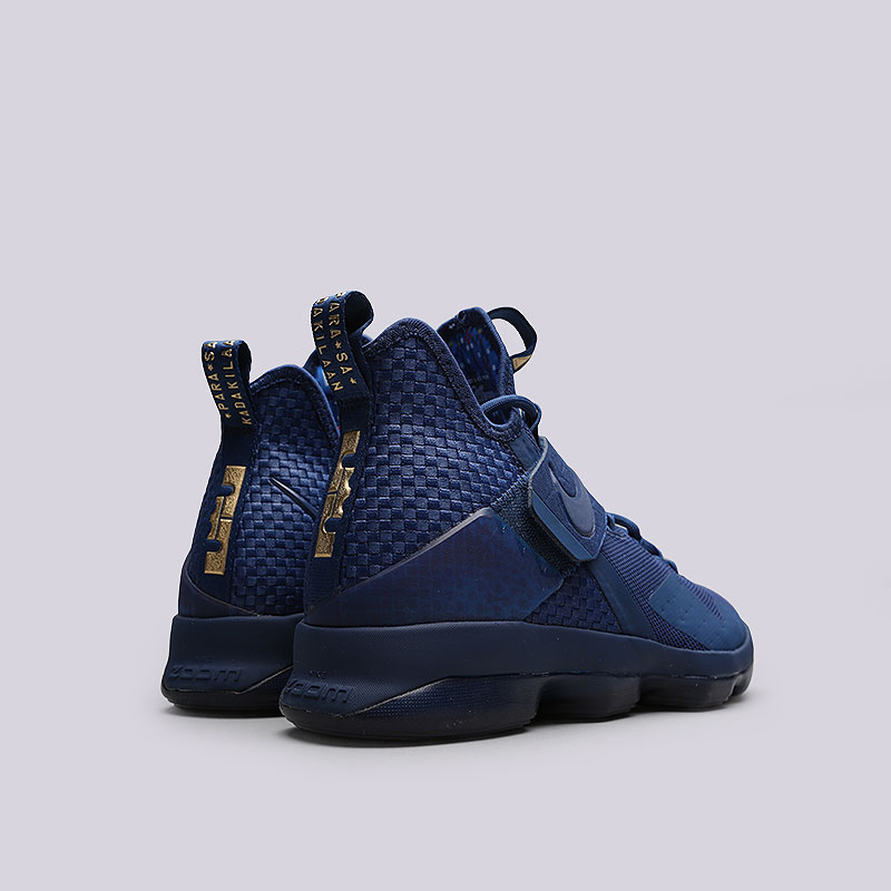 мужские синие баскетбольные кроссовки Nike Lebron XIV LMTD 852402-400 - цена, описание, фото 3