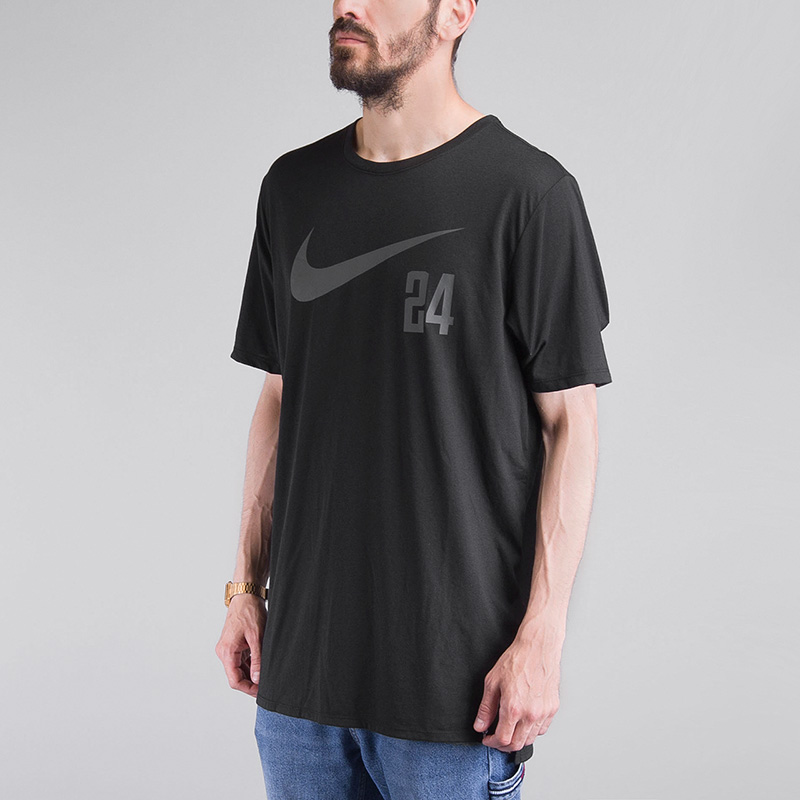 мужская черная футболка Nike DRY KOBE 857896-010 - цена, описание, фото 2